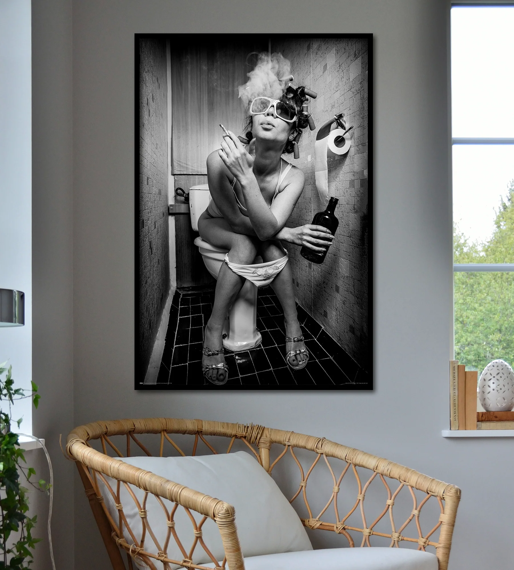 Girl Sits In A Toilet Poster Andrey Armyagov - Image 2