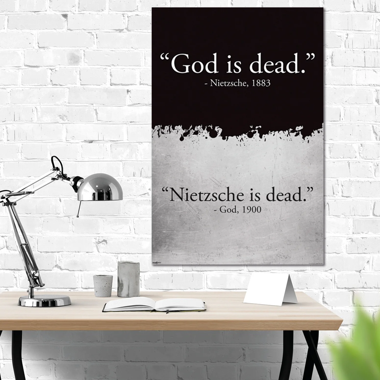 God is Dead (Gott ist tot) Nietzsche is Dead Poster - Image 3