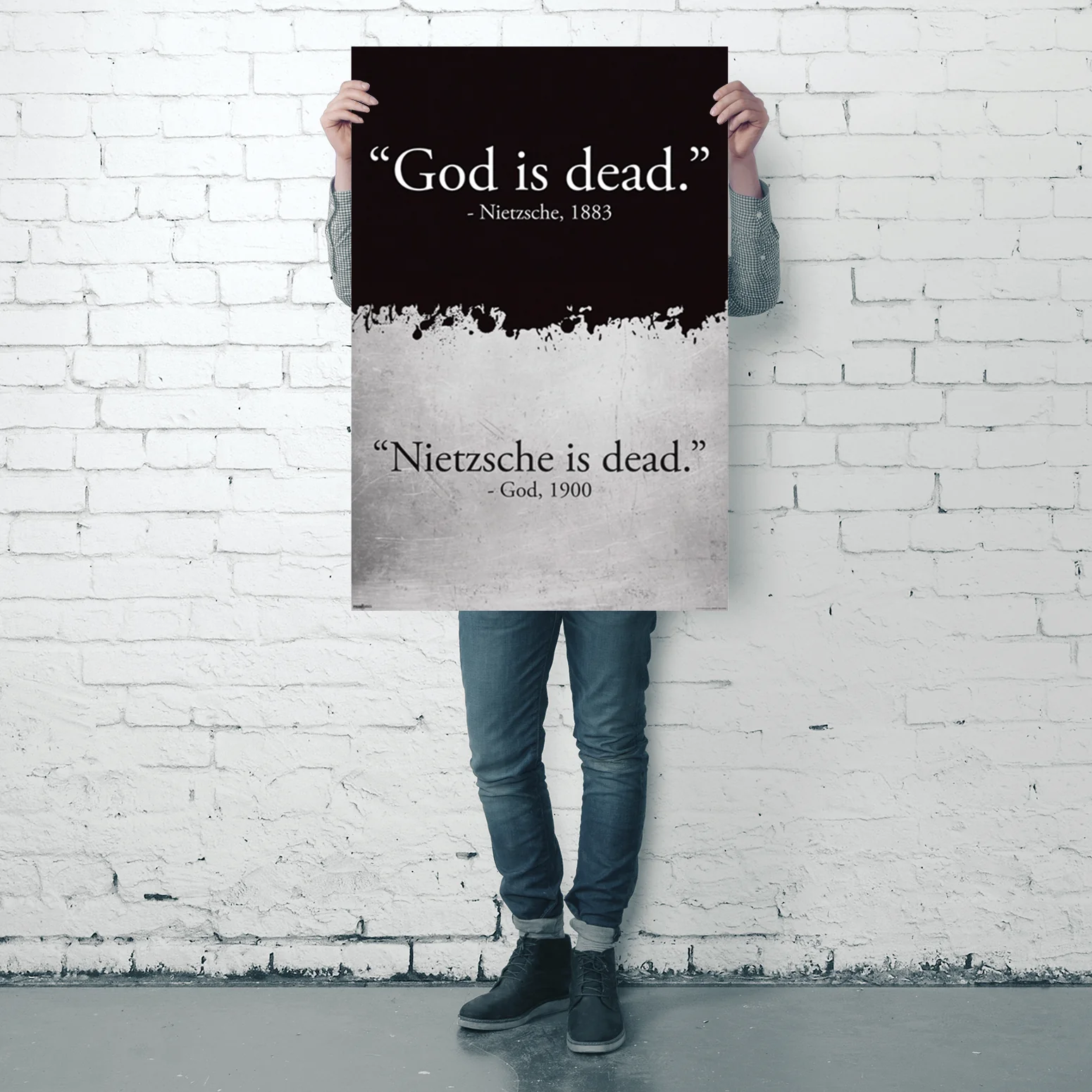 God is Dead (Gott ist tot) Nietzsche is Dead Poster - Image 9