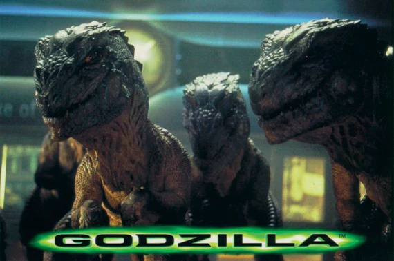 Postkarte Godzilla