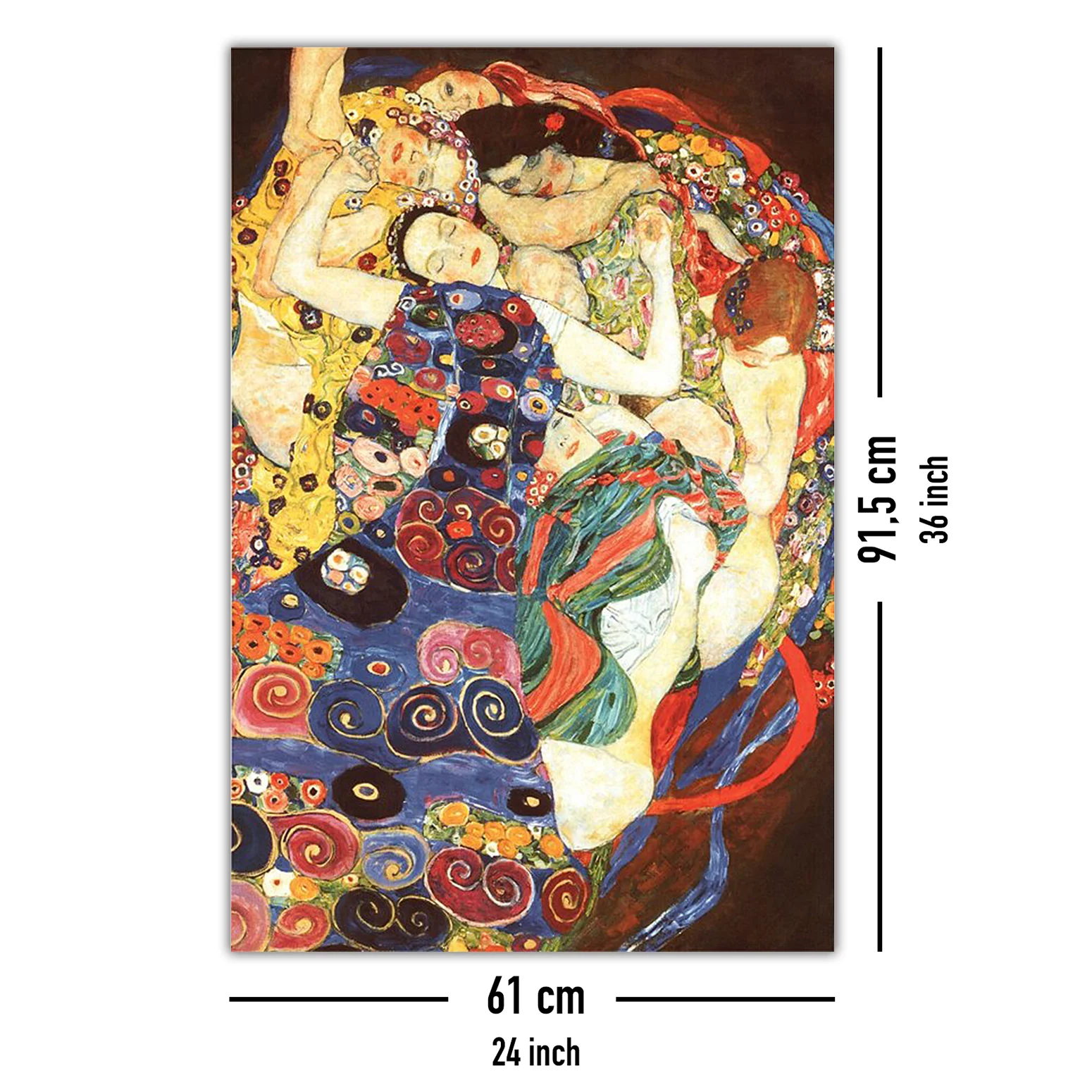 Gustav Klimt Poster Die Jungfrau - Image 5