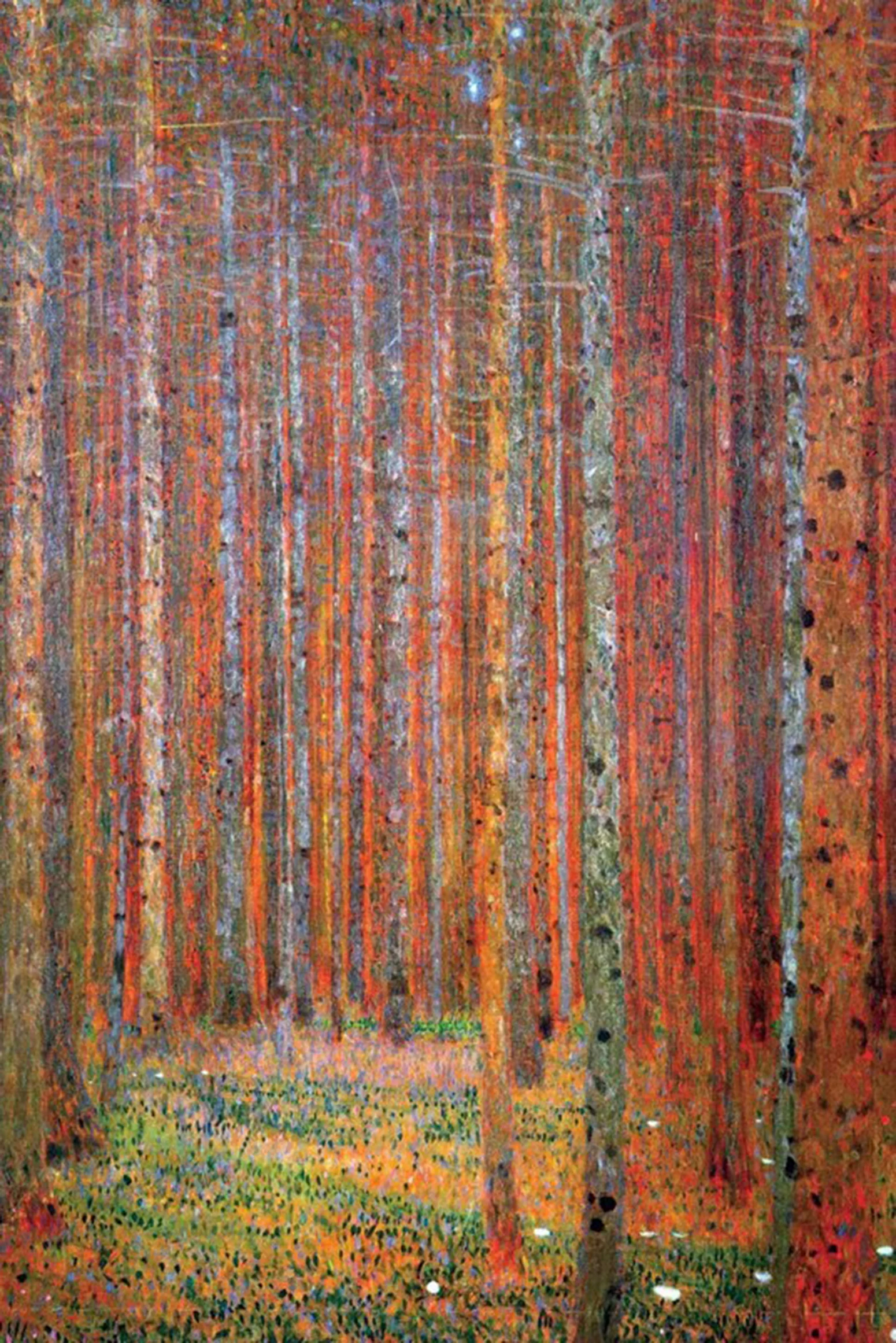Gustav Klimt Poster Tannenwald