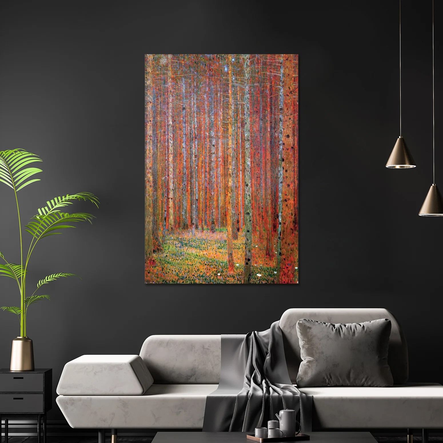 Gustav Klimt Poster Tannenwald - Image 3