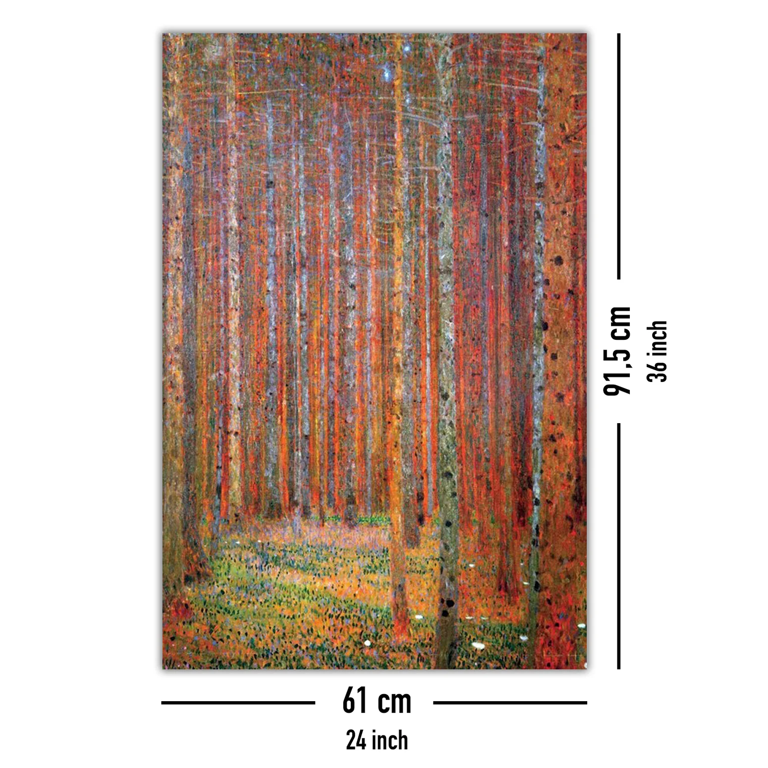 Gustav Klimt Poster Tannenwald - Image 5