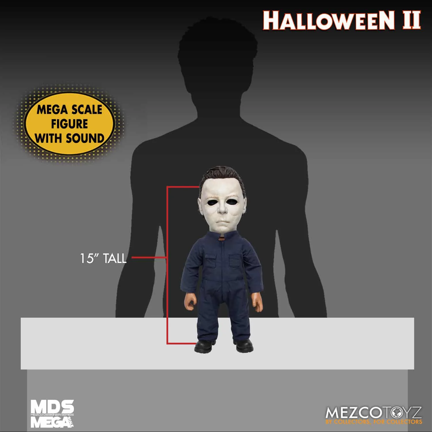 Halloween 2 MDS Figur Michael Myers Mega Scale mit Sound - Image 10