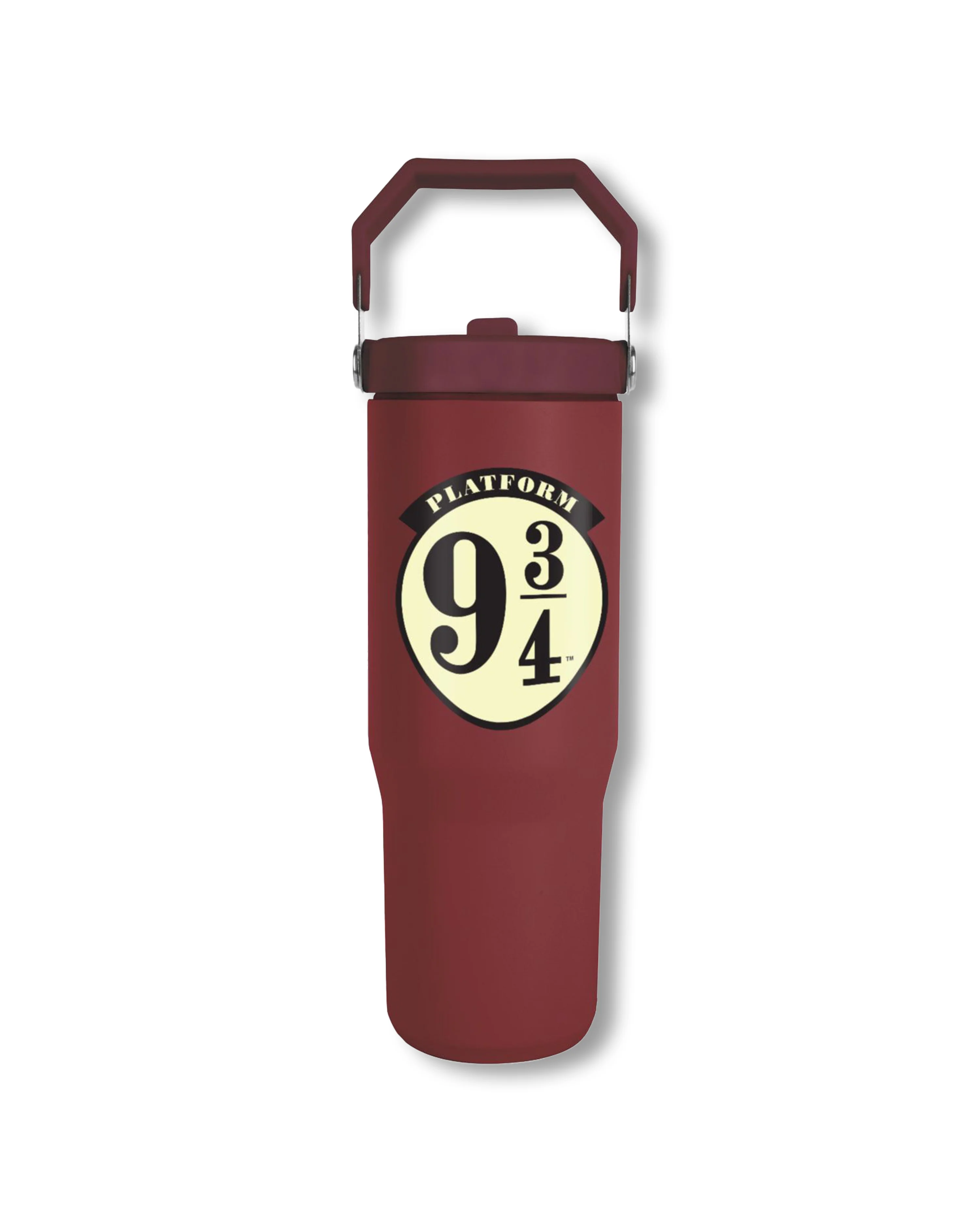 Harry Potter 30 oz Tumbler mit Griff & Flip-Strohhalm 0,85l