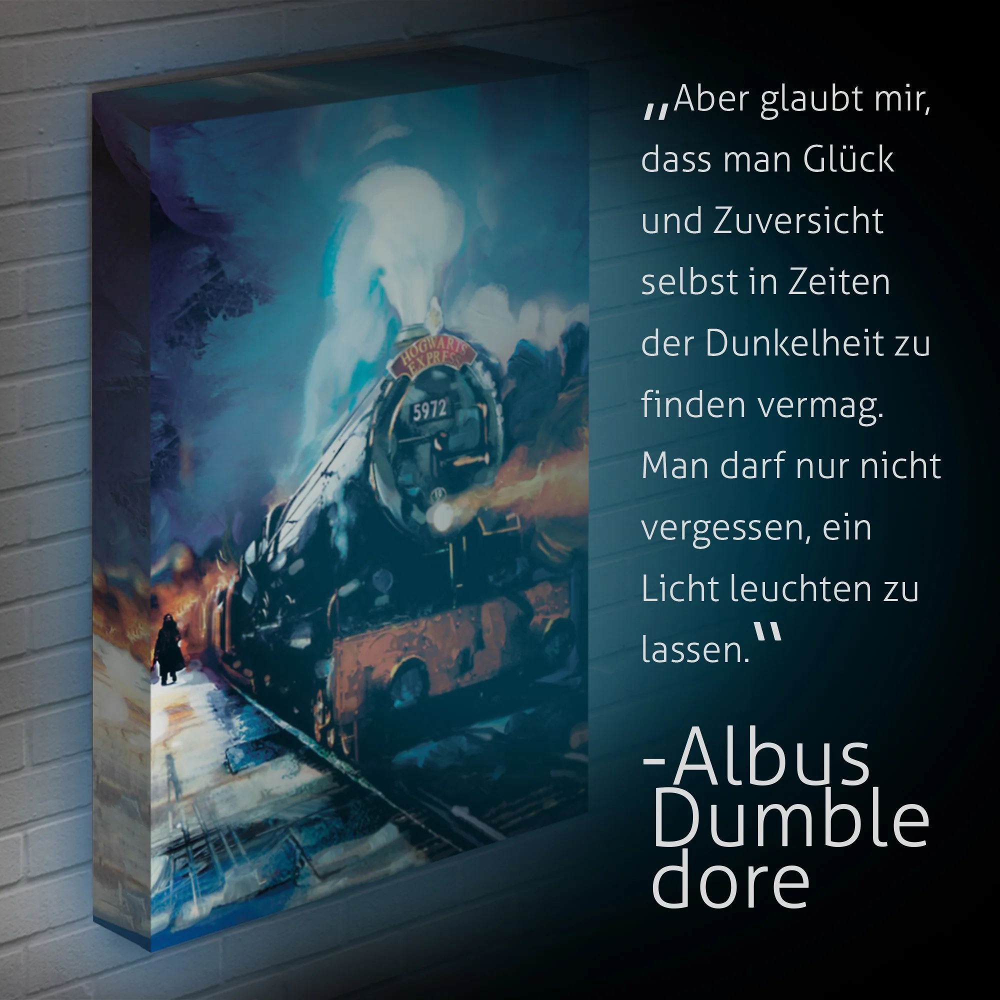 Harry Potter Light Up Canvas Bild Hogwarts Express - Image 2