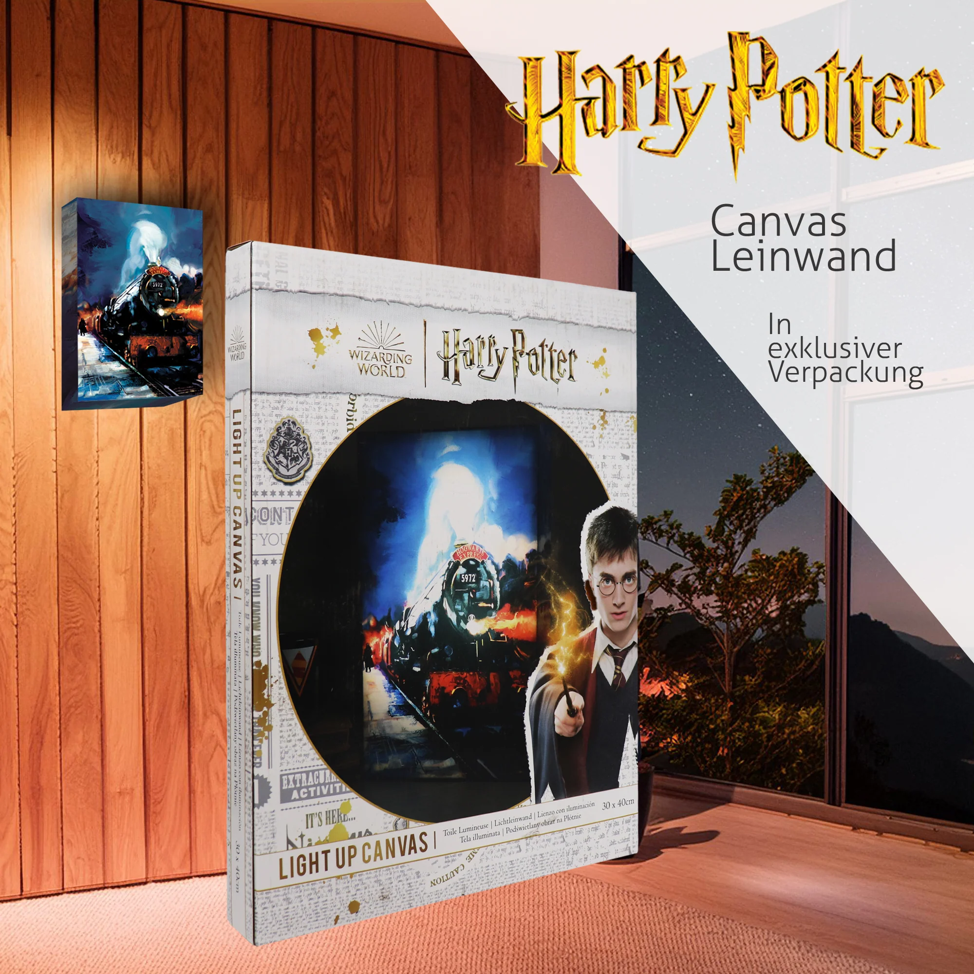 Harry Potter Light Up Canvas Bild Hogwarts Express - Image 7