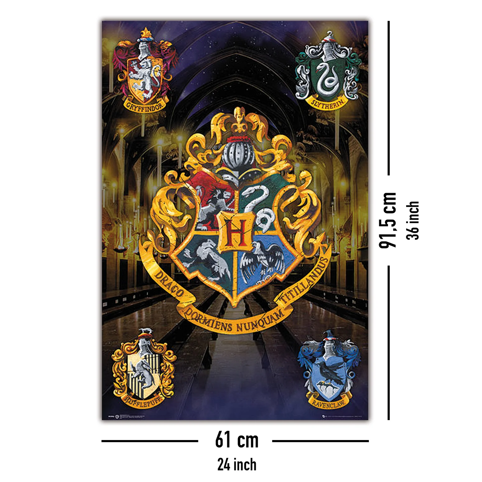 Harry Potter Poster Hogwarts Häuserwappen - Image 5