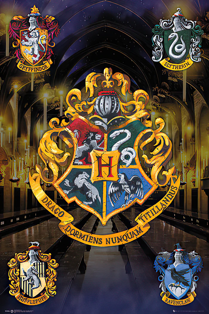Harry Potter Poster Hogwarts Häuserwappen - Image 6