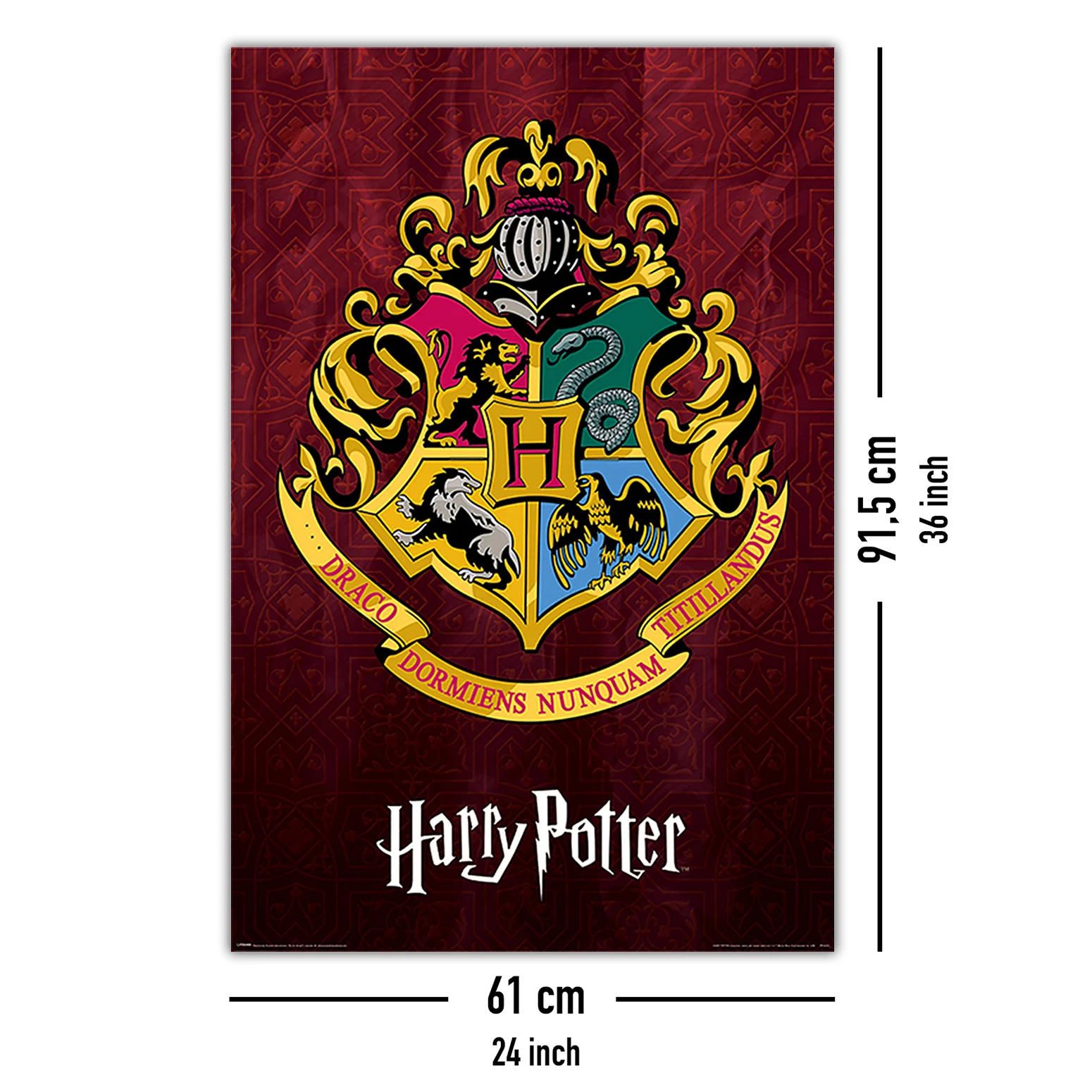 Harry Potter Poster Hogwarts School Crest - Image 10