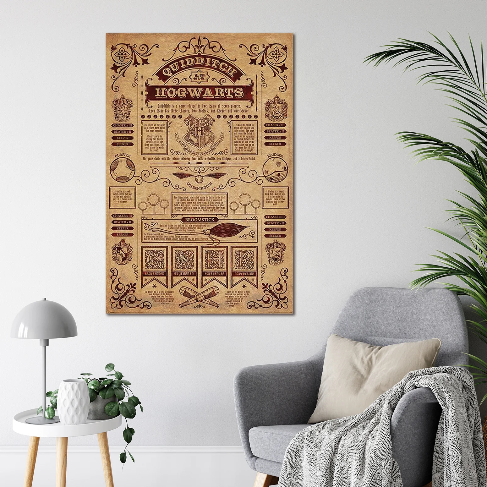 Harry Potter Poster Quidditch at Hogwarts - Image 3