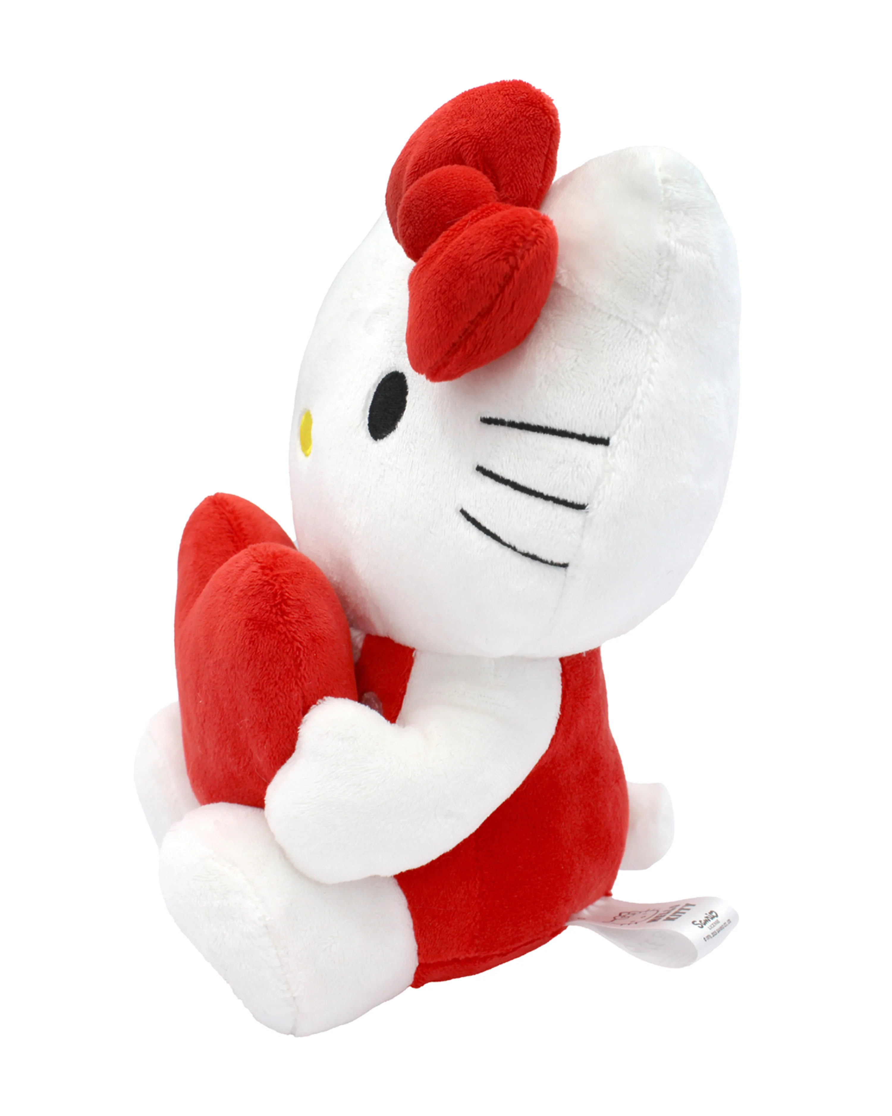 Sanrio - Hello Kitty Classic Eco Edition - Plüschfigur mit Herz, Höhe 24cm - Image 3