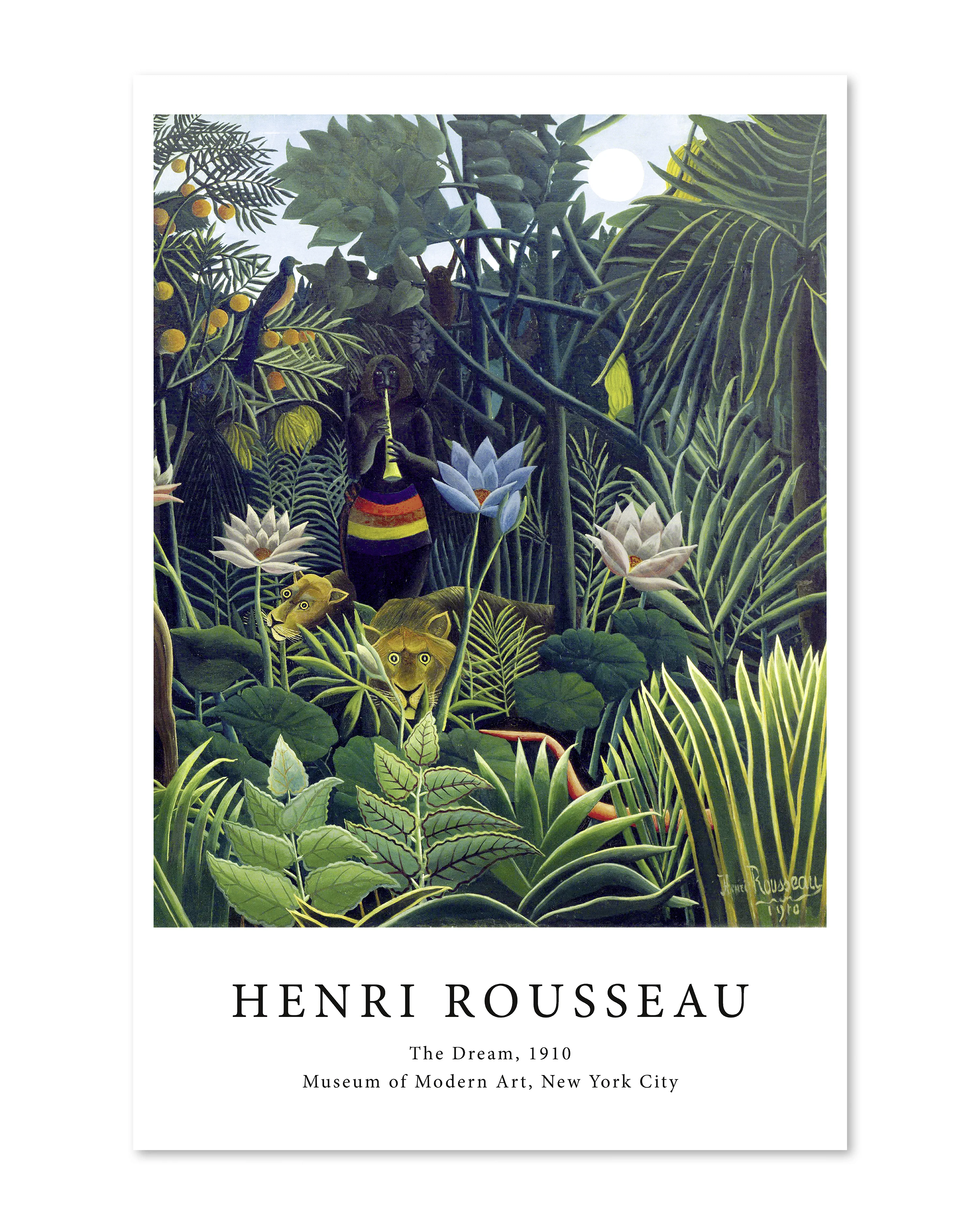 Henri Rousseau Poster The Dream