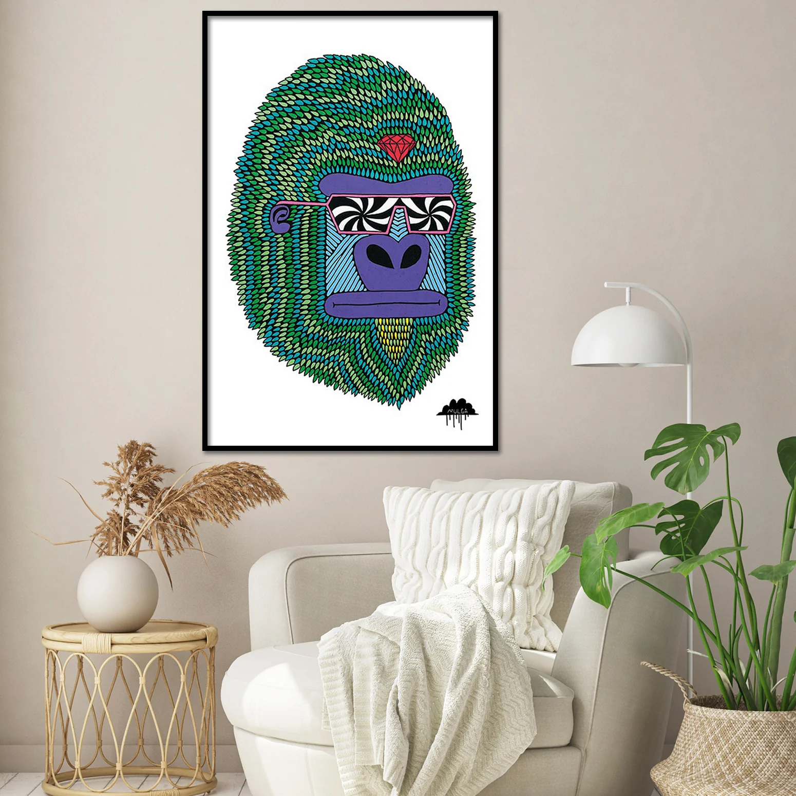 Herbert the Hypno Ape Poster Mulga - Image 2