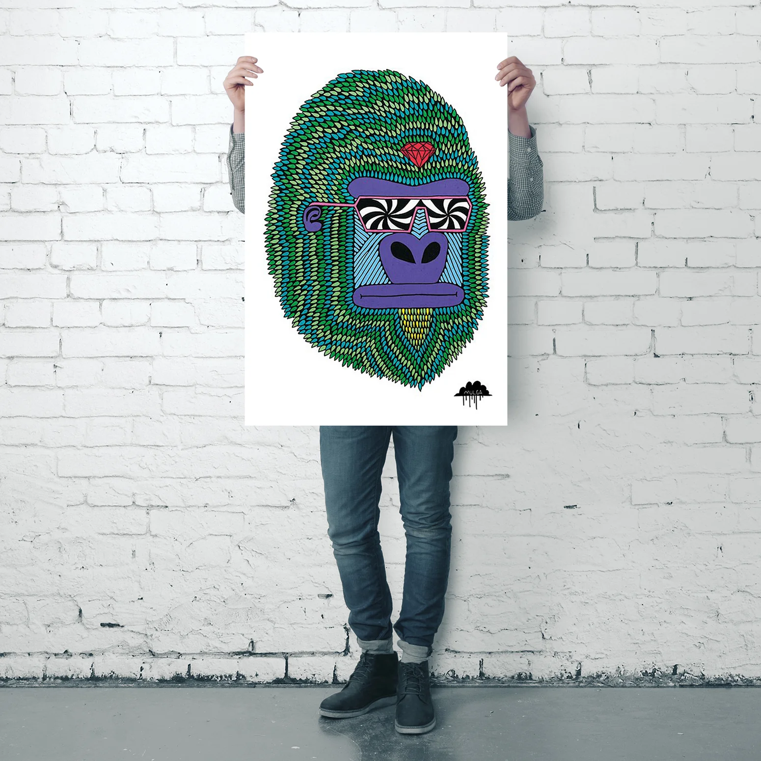 Herbert the Hypno Ape Poster Mulga - Image 4