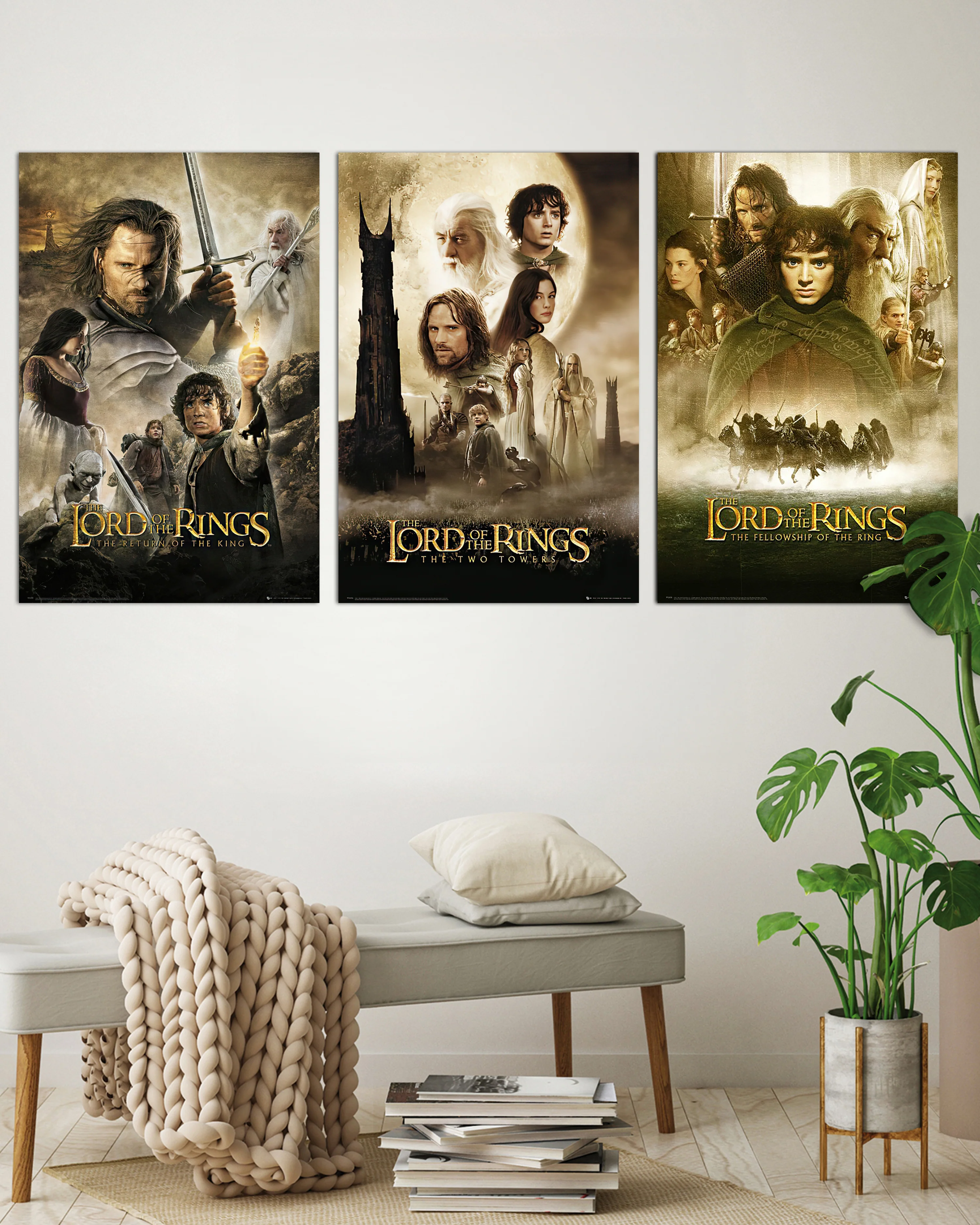 Herr der Ringe Posterset 3 Filmplakate - Image 5