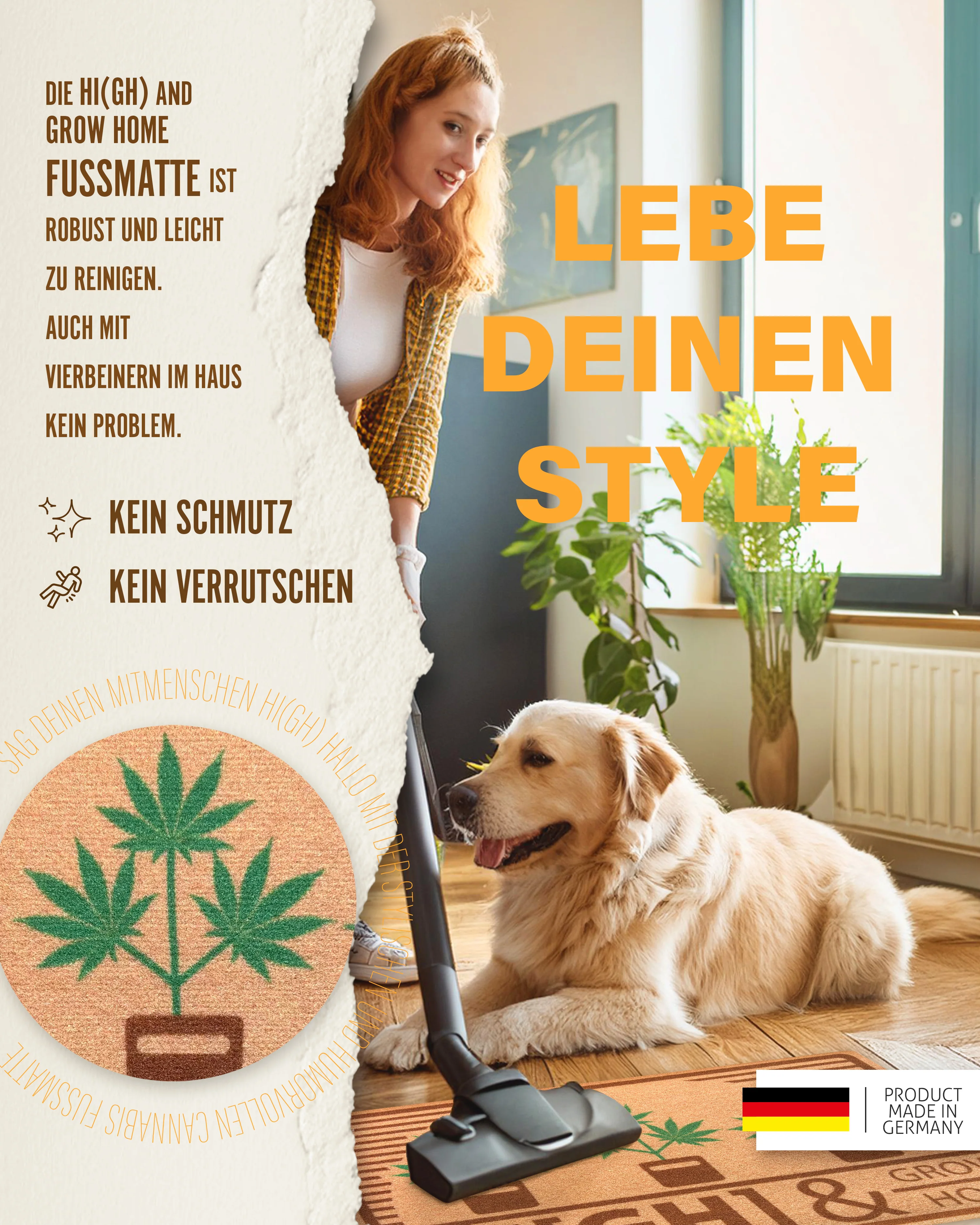 Hi(gh) & Grow Home Kiffer Fußmatte - Image 5