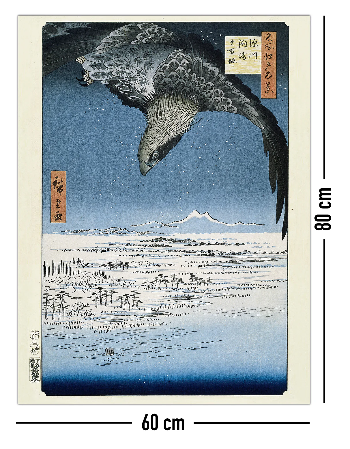 Hiroshige Kunstdruck Fukagawa Susaki and Jumantsubo - Image 4