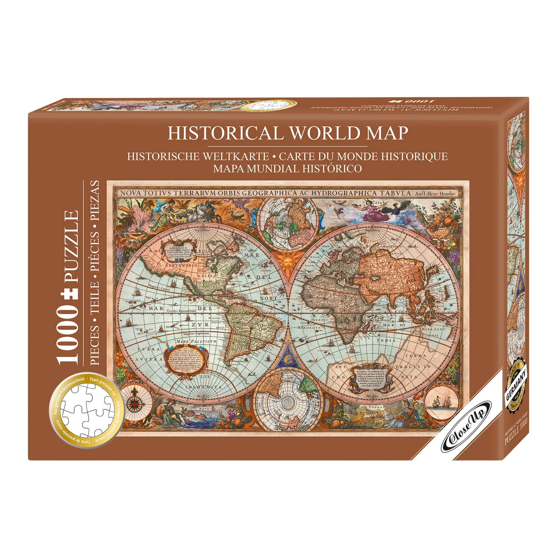 Historische Weltkarte Puzzle 1000 Teile, Aimee Stewart