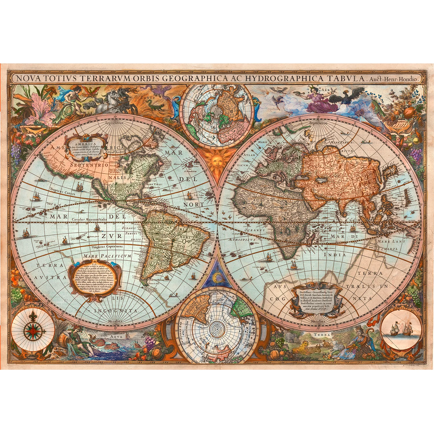 Historische Weltkarte Puzzle 1000 Teile, Aimee Stewart - Image 2