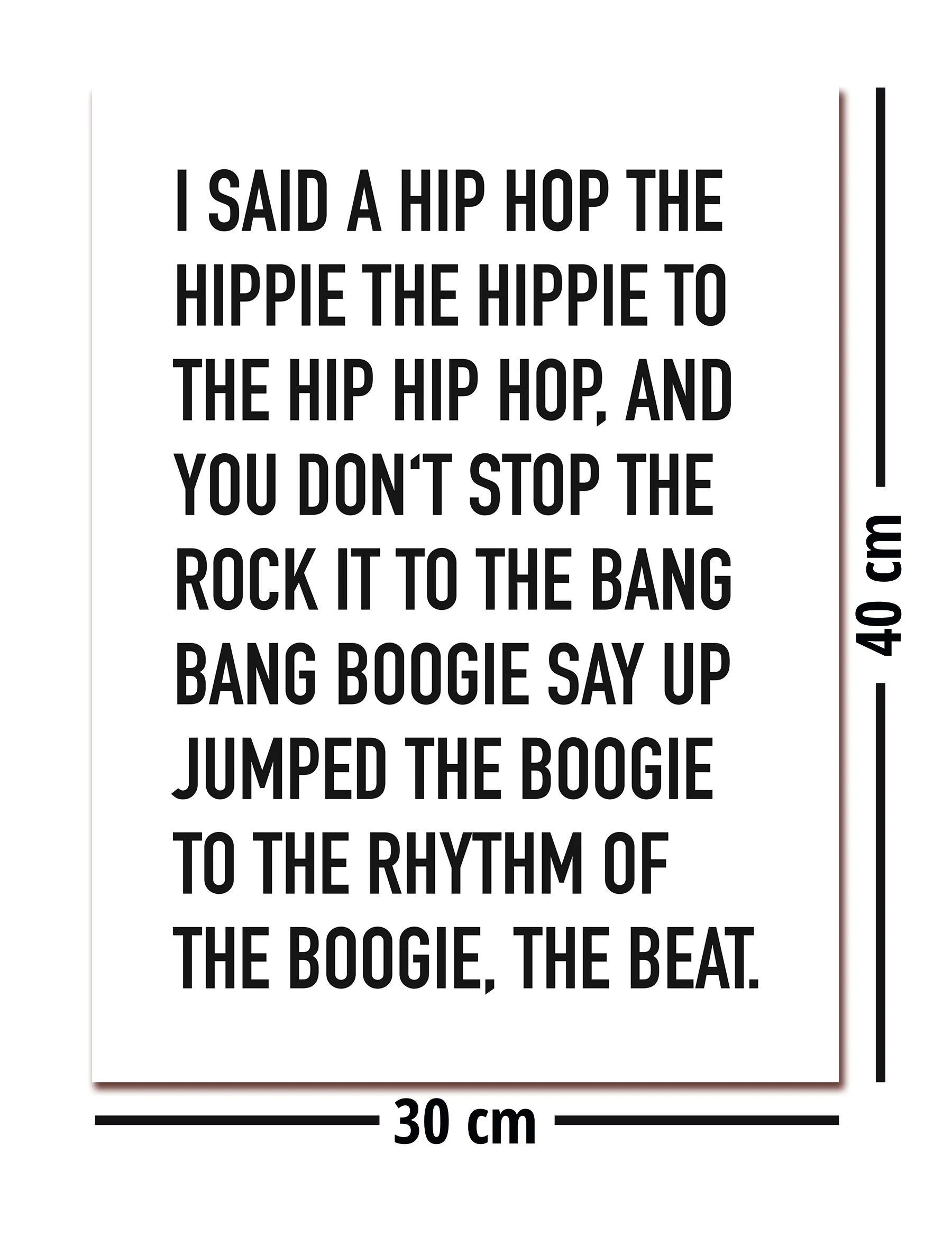 I Said A Hip Hop Kunstdruck The Sugarhill Gang - Image 3