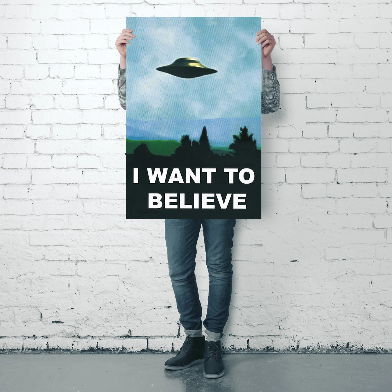 'I Want To Believe' Poster Ufo - Image 4