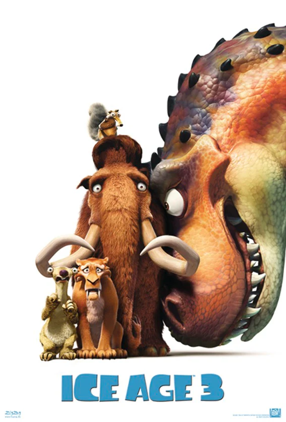 Ice Age 3 Poster Dawn of the Dinosaurs