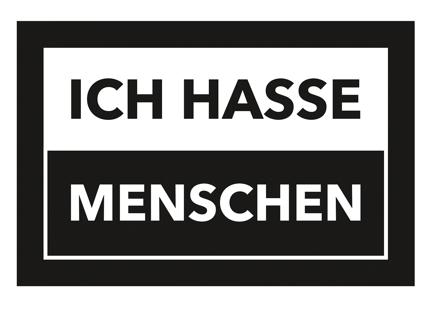 Ich hasse Menschen Tasse und Fußmatten Set - Image 3