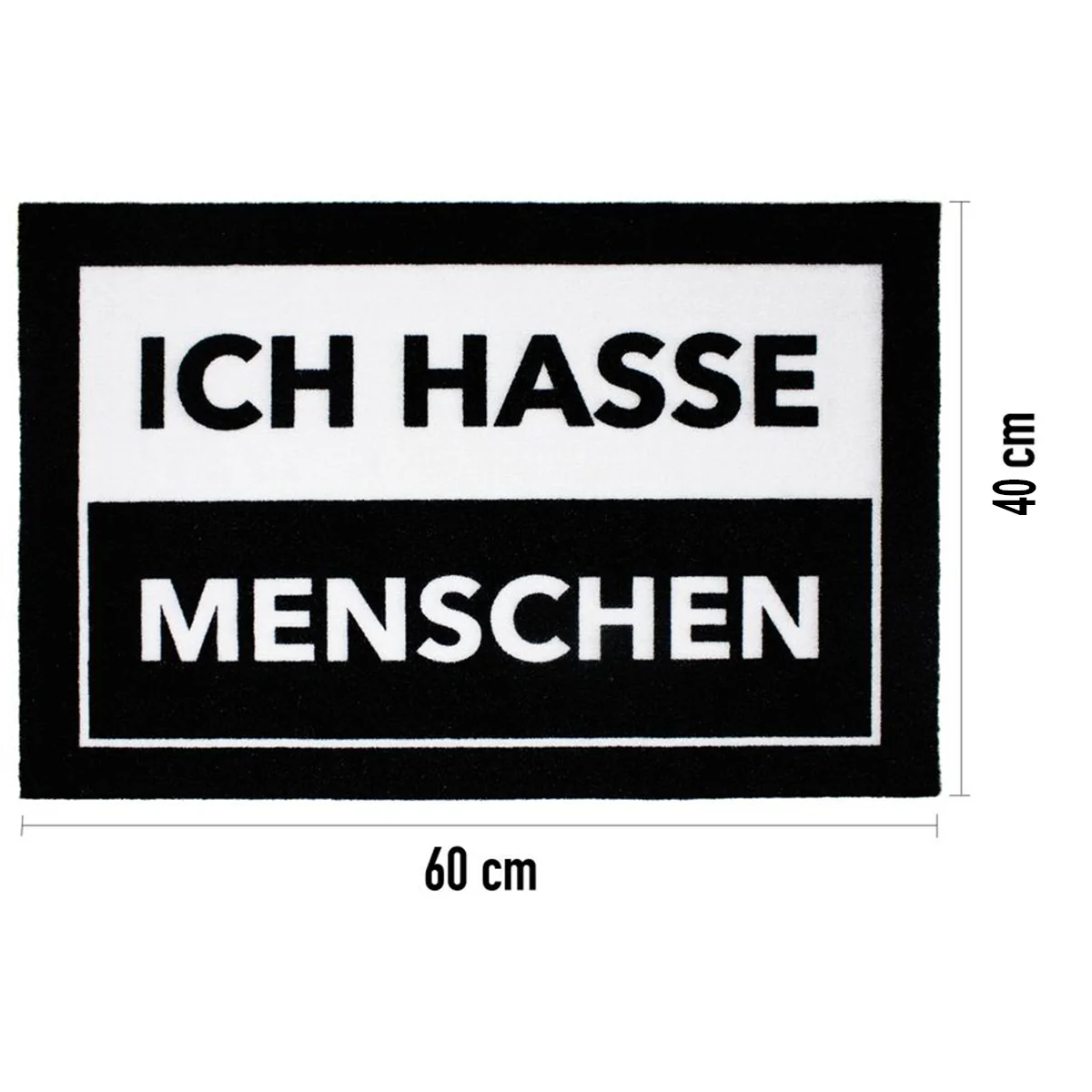 Ich hasse Menschen Tasse und Fußmatten Set - Image 8