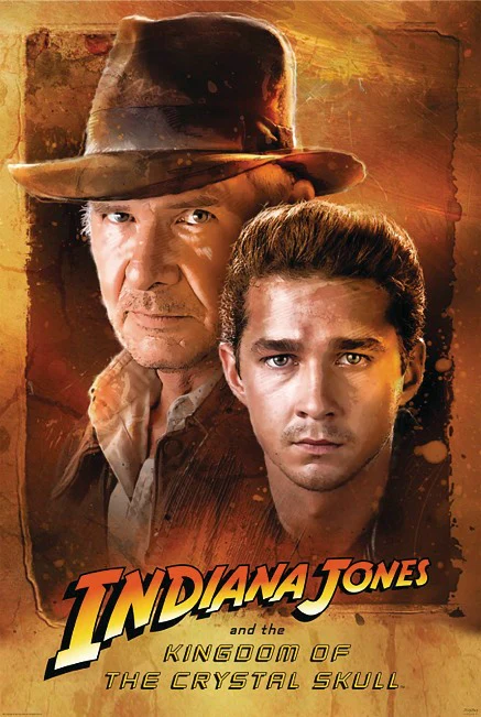 Indiana Jones Postkarte Kingdom of the Crystal Skull