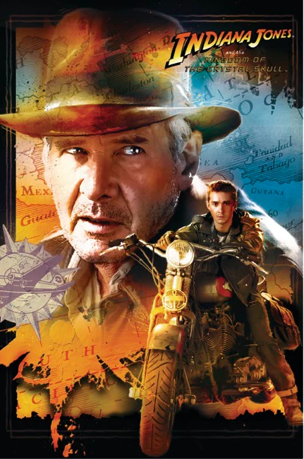 Indiana Jones Postkarte Kingdom of the Crystal Skull