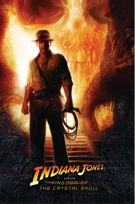 Indiana Jones Postkarte Kingdom of the Crystal Skull
