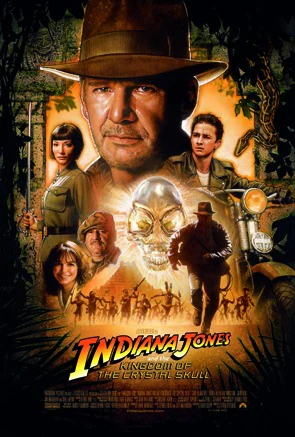 Indiana Jones Postkarte Kingdom of the Crystal Skull