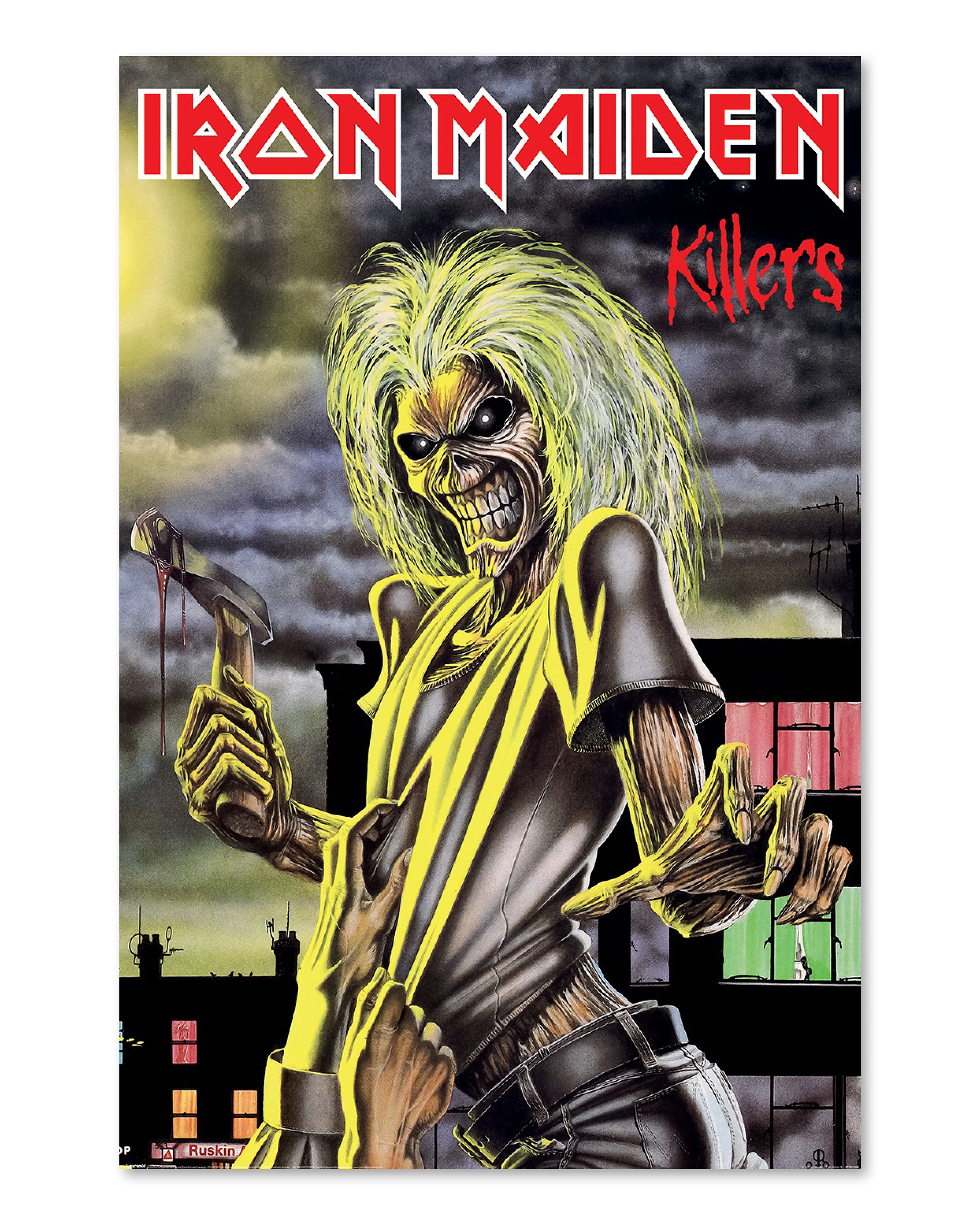 Iron Maiden Poster Eddie | "KIllers" | 61x91,5 cm | Heavy Metal Band Poster