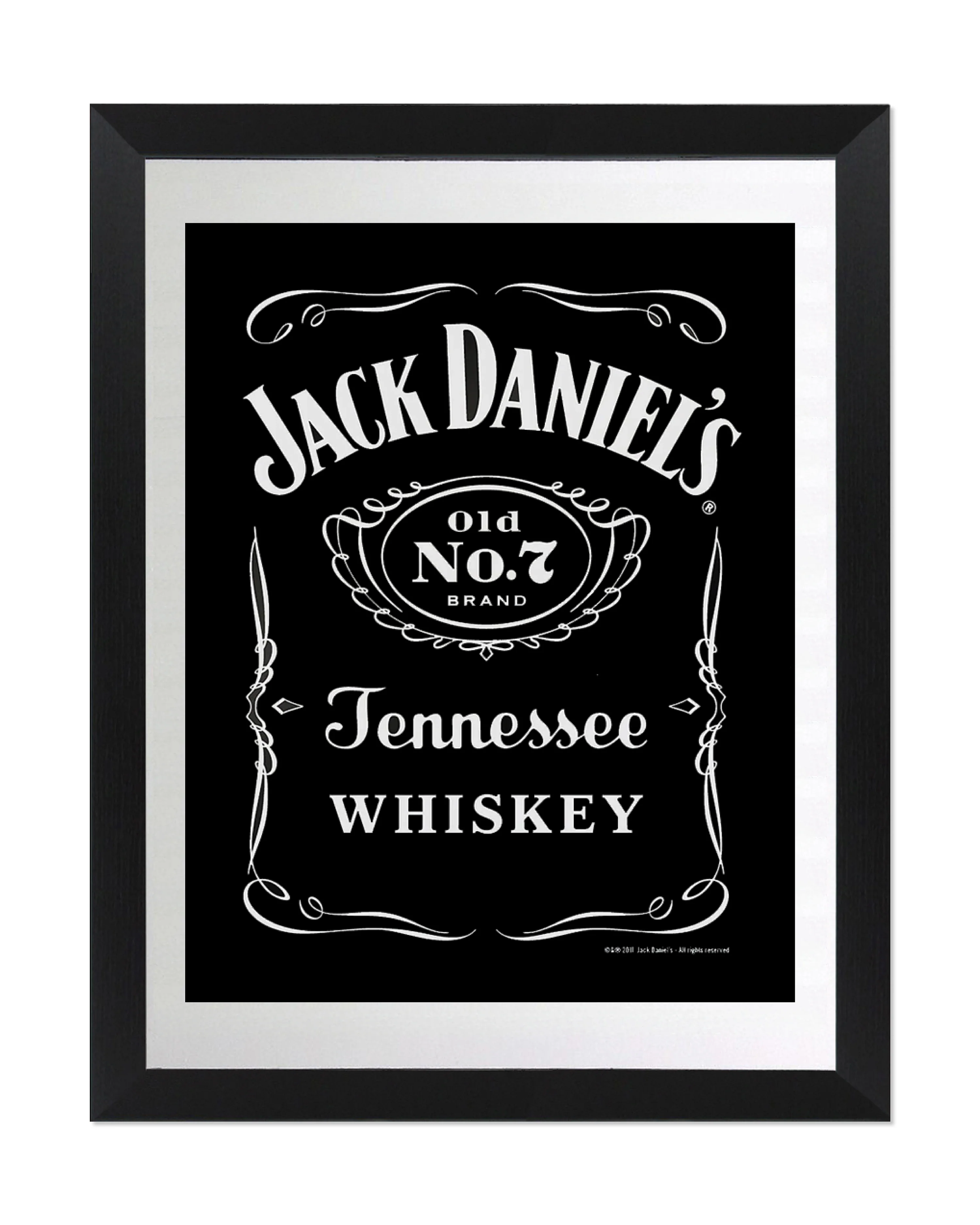 Jack Daniel's Spiegel Black Label XL - 30x40 cm - Image 8