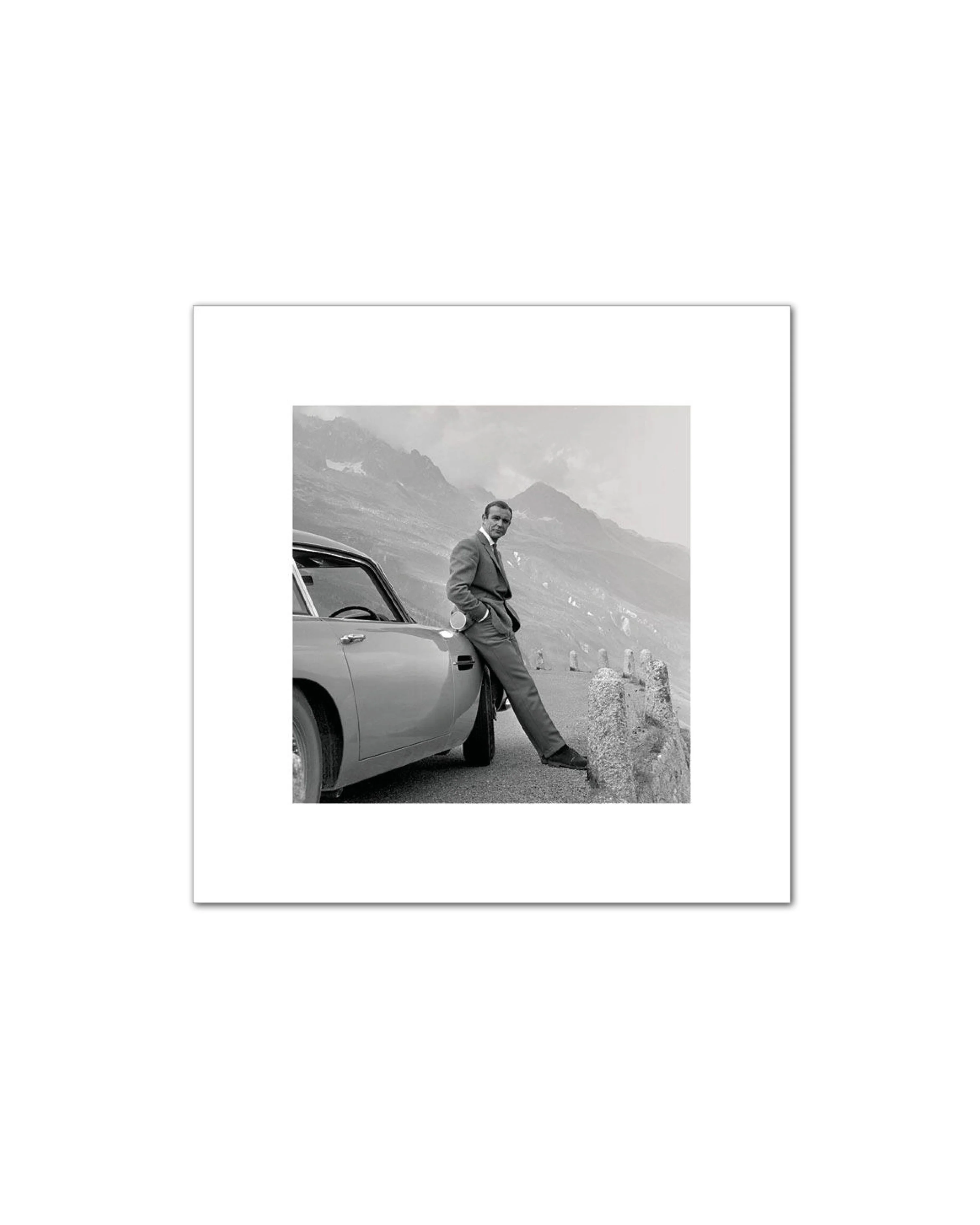 James Bond Kunstdruck Sean Connery Aston Martin