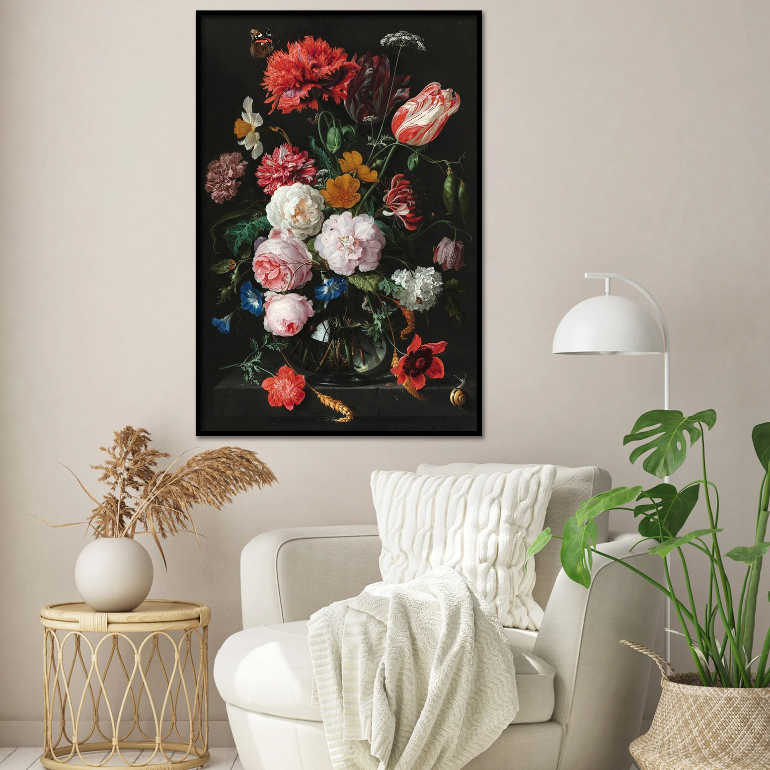 Jan Davidsz de Heem Poster Stillleben mit Blumen - Image 2