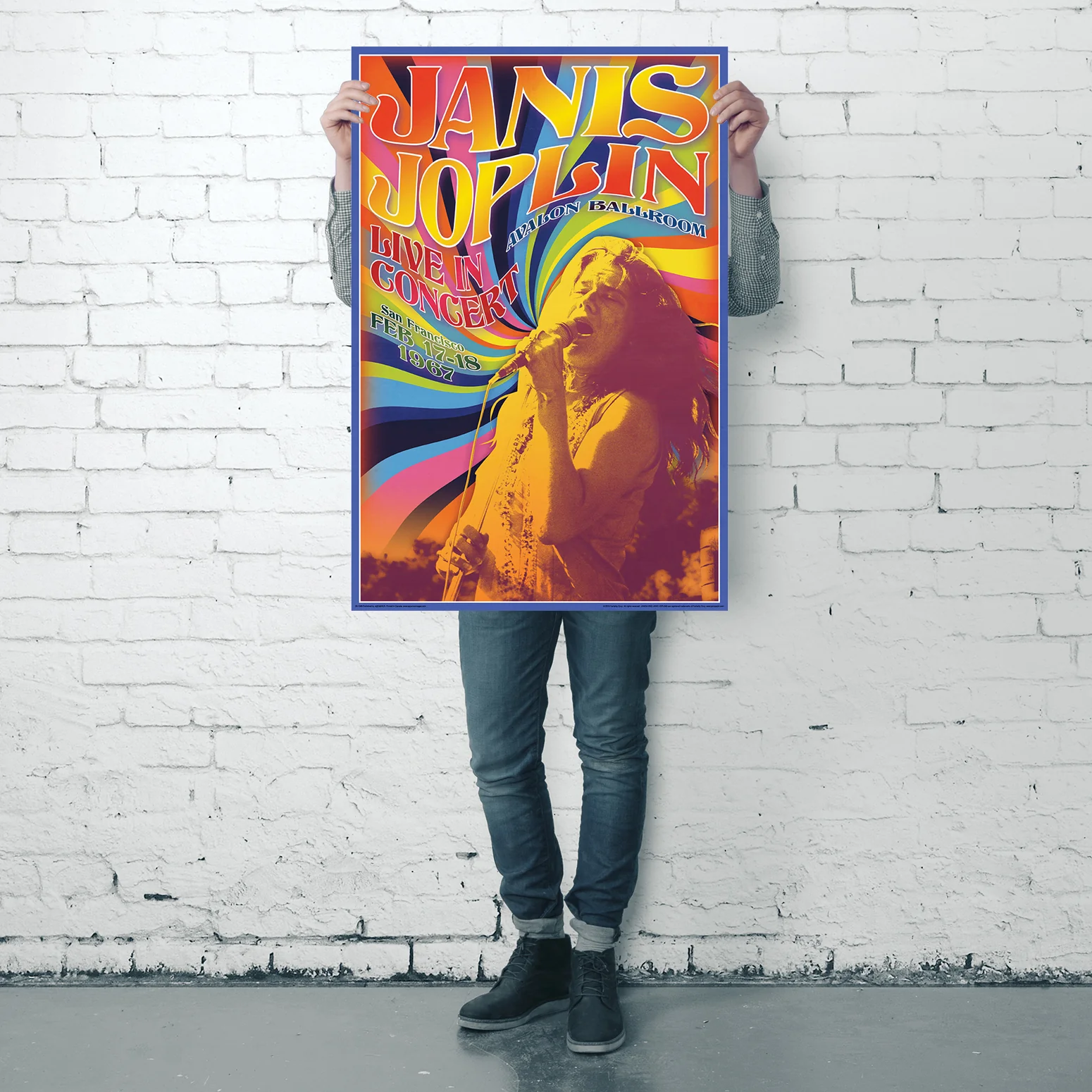 Janis Joplin Poster Live In Concert - Image 4