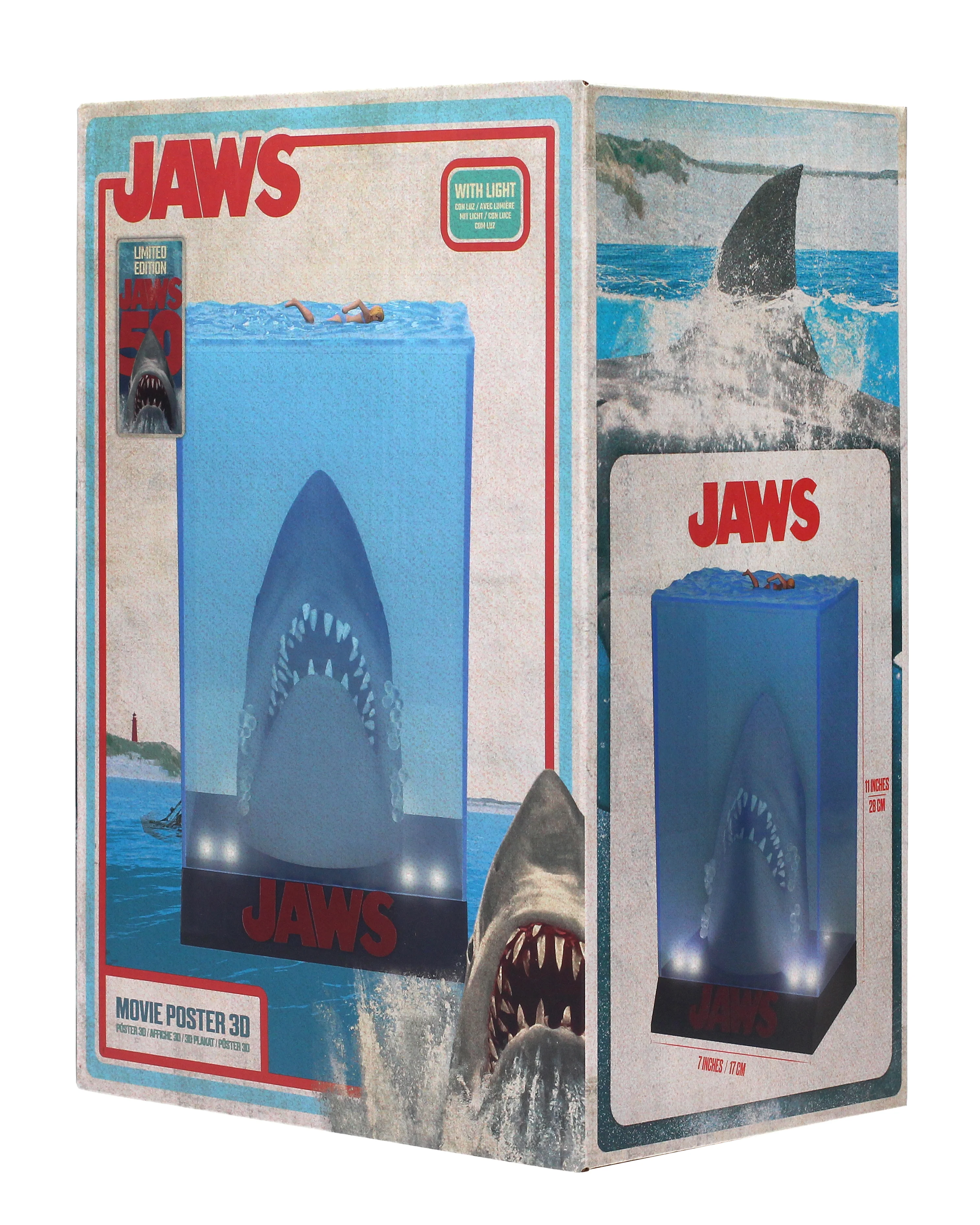 Jaws 3D Poster Statue 50th Anniversary LED Edition - Image 8