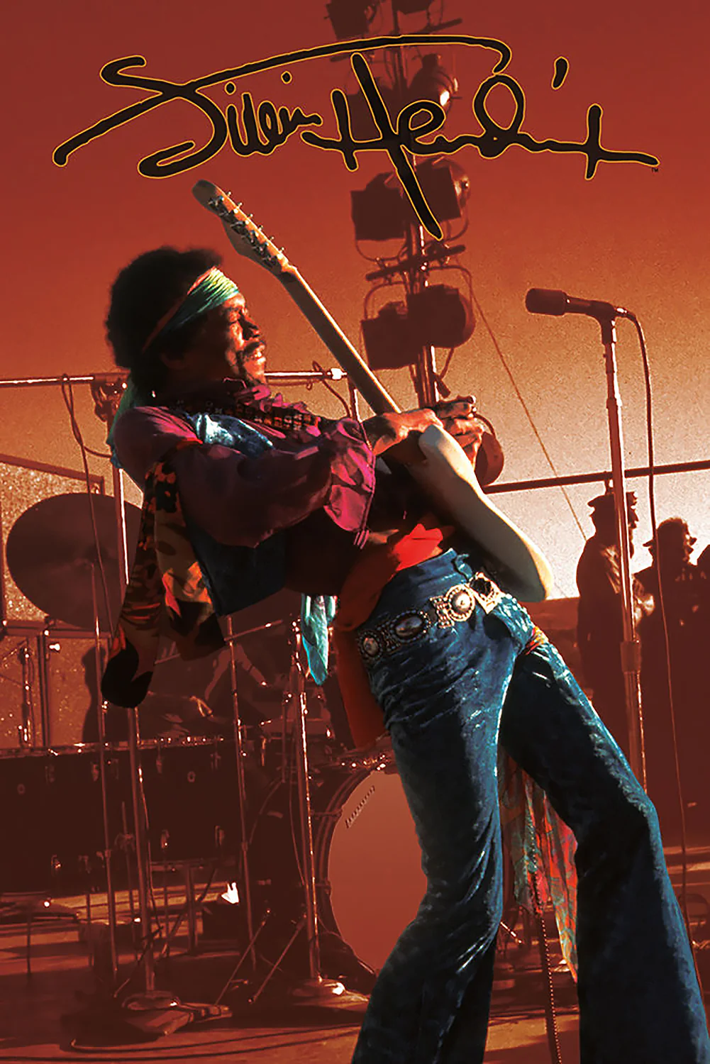 Jimi Hendrix Poster Live