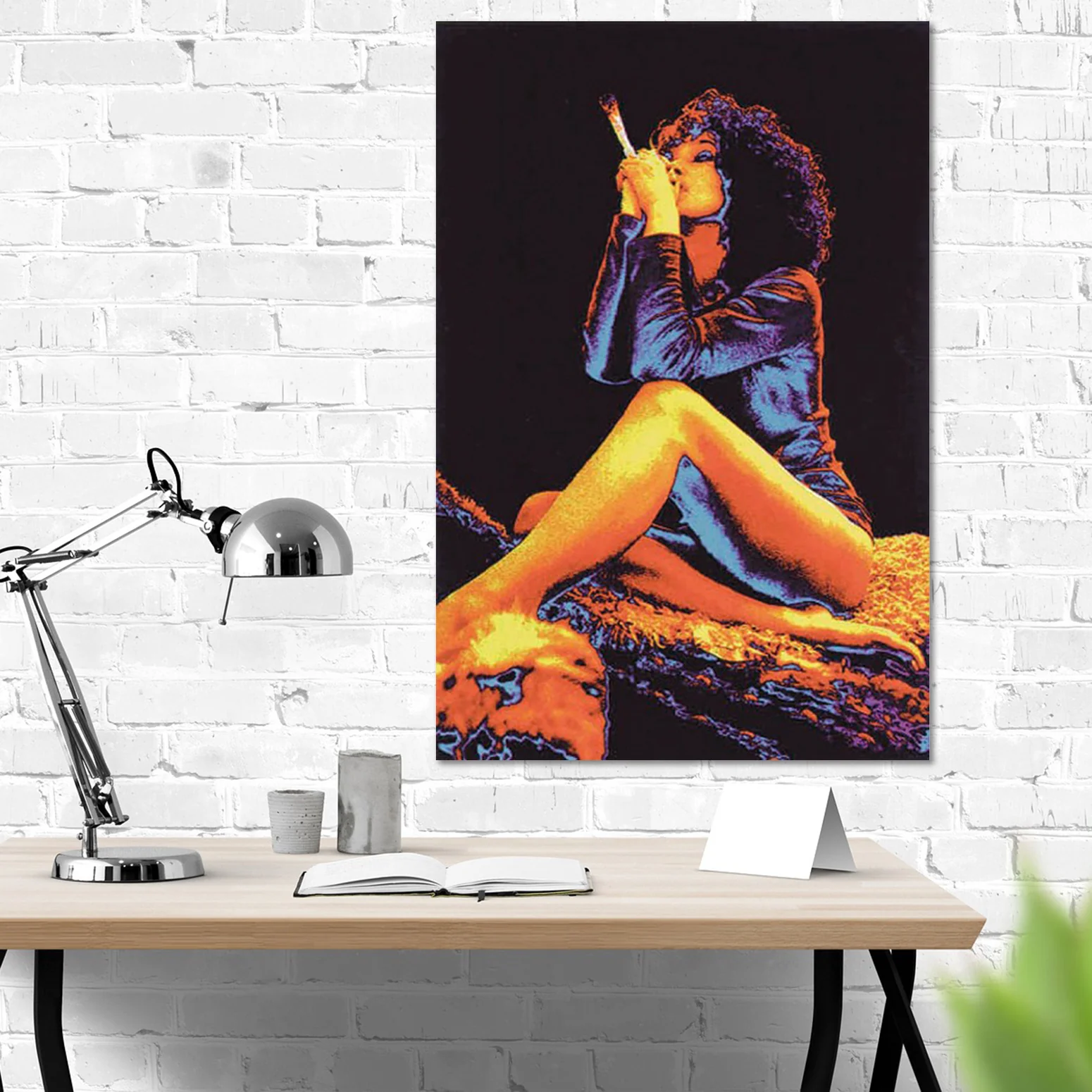 Joint Poster Woman smoking joint - Image 8