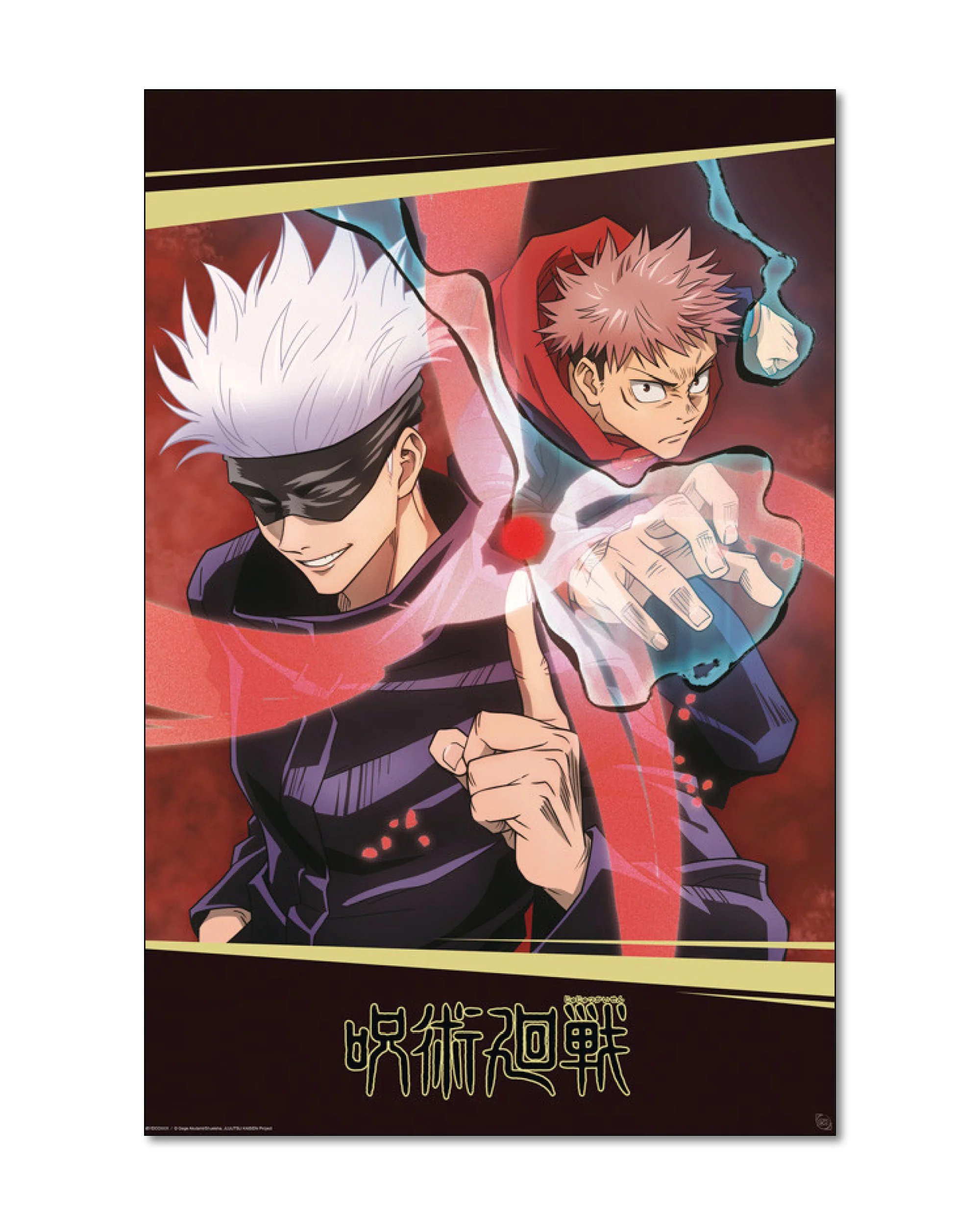 Jujutsu Kaisen Poster Itadori & Gojo
