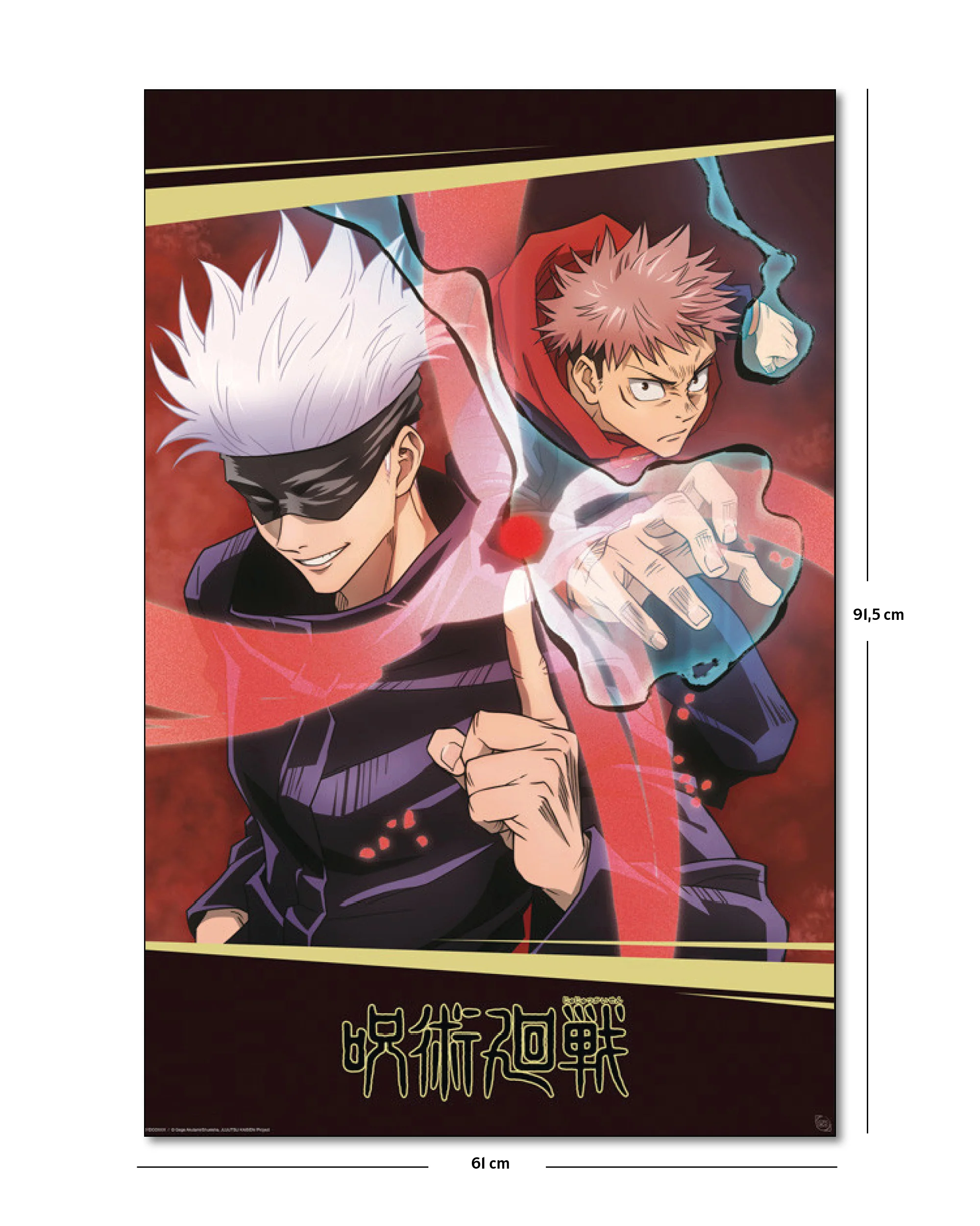 Jujutsu Kaisen Poster Itadori & Gojo - Image 2