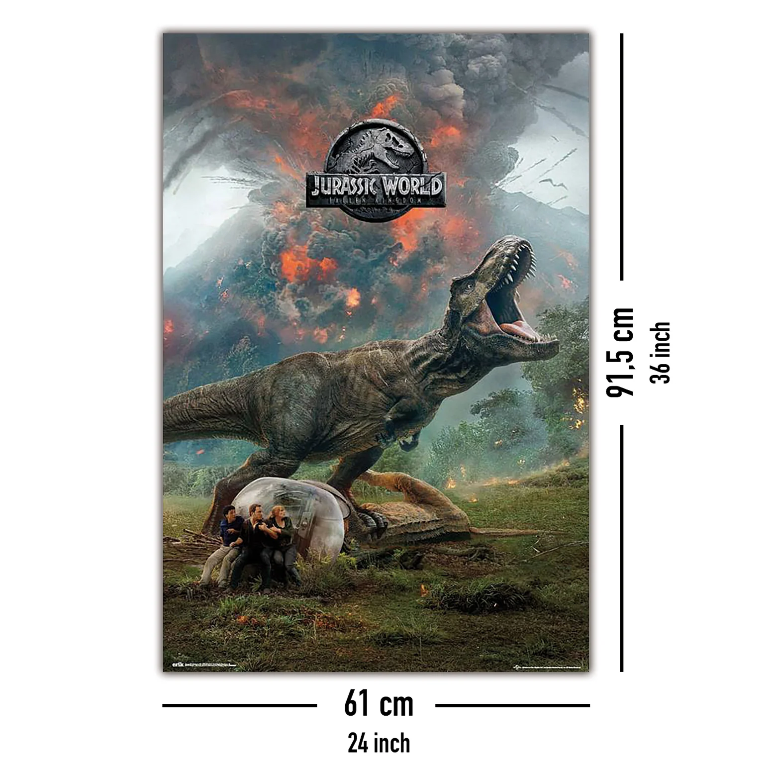 Jurassic World Poster T-Rex - Image 5