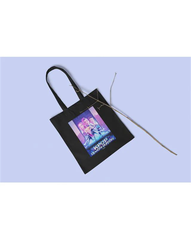 K-Pop Demon Hunters Canvas Tasche Huntrix Key Art - Image 4