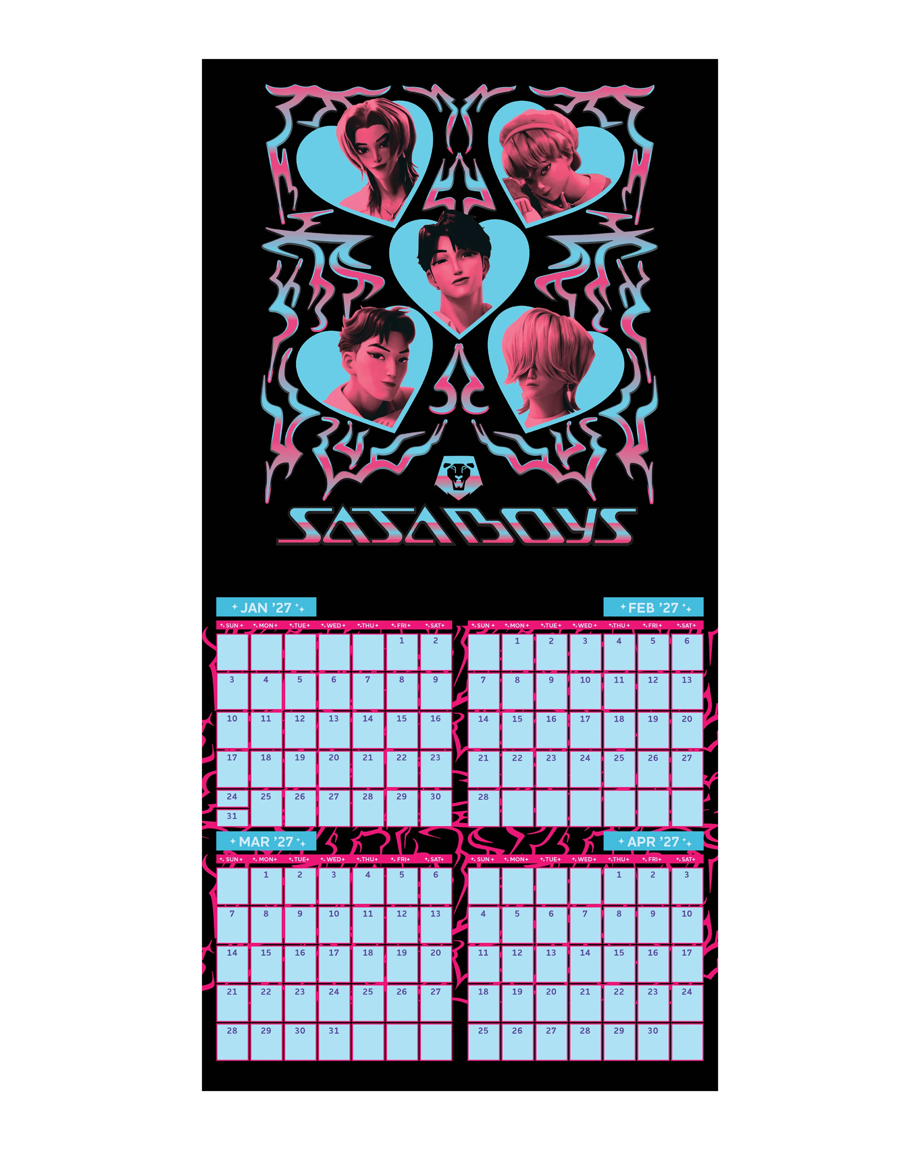 K-Pop Demon Hunters Kalender 2026 - Image 7