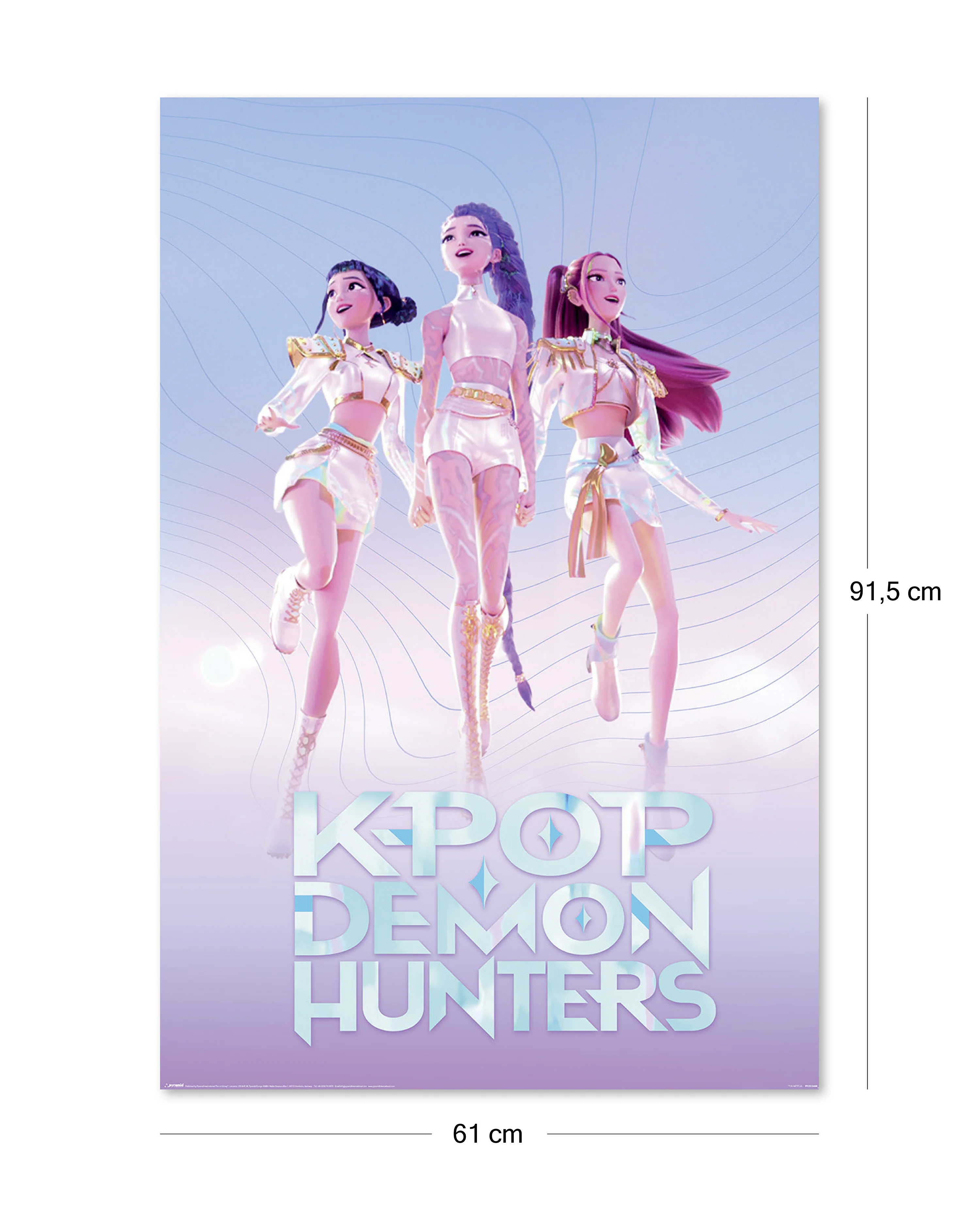 K-Pop Demon Hunters Poster Huntr/x Floating - Image 2