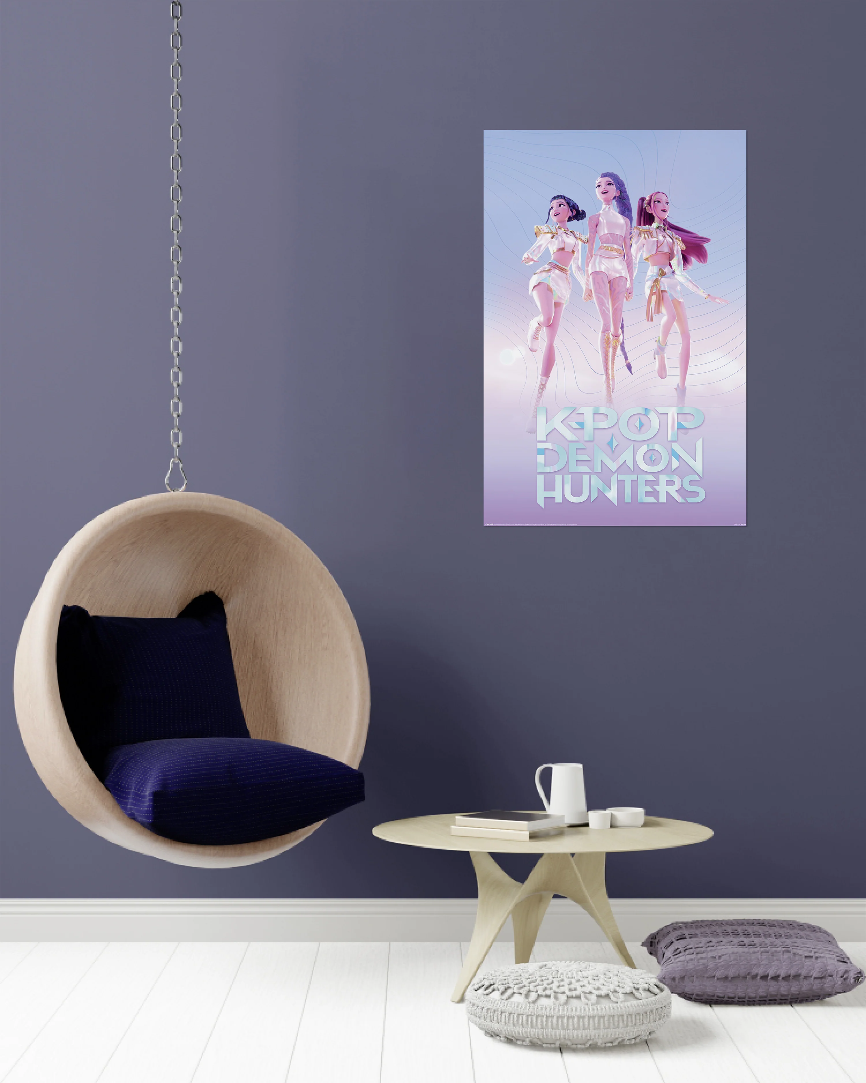 K-Pop Demon Hunters Poster Huntr/x Floating - Image 5