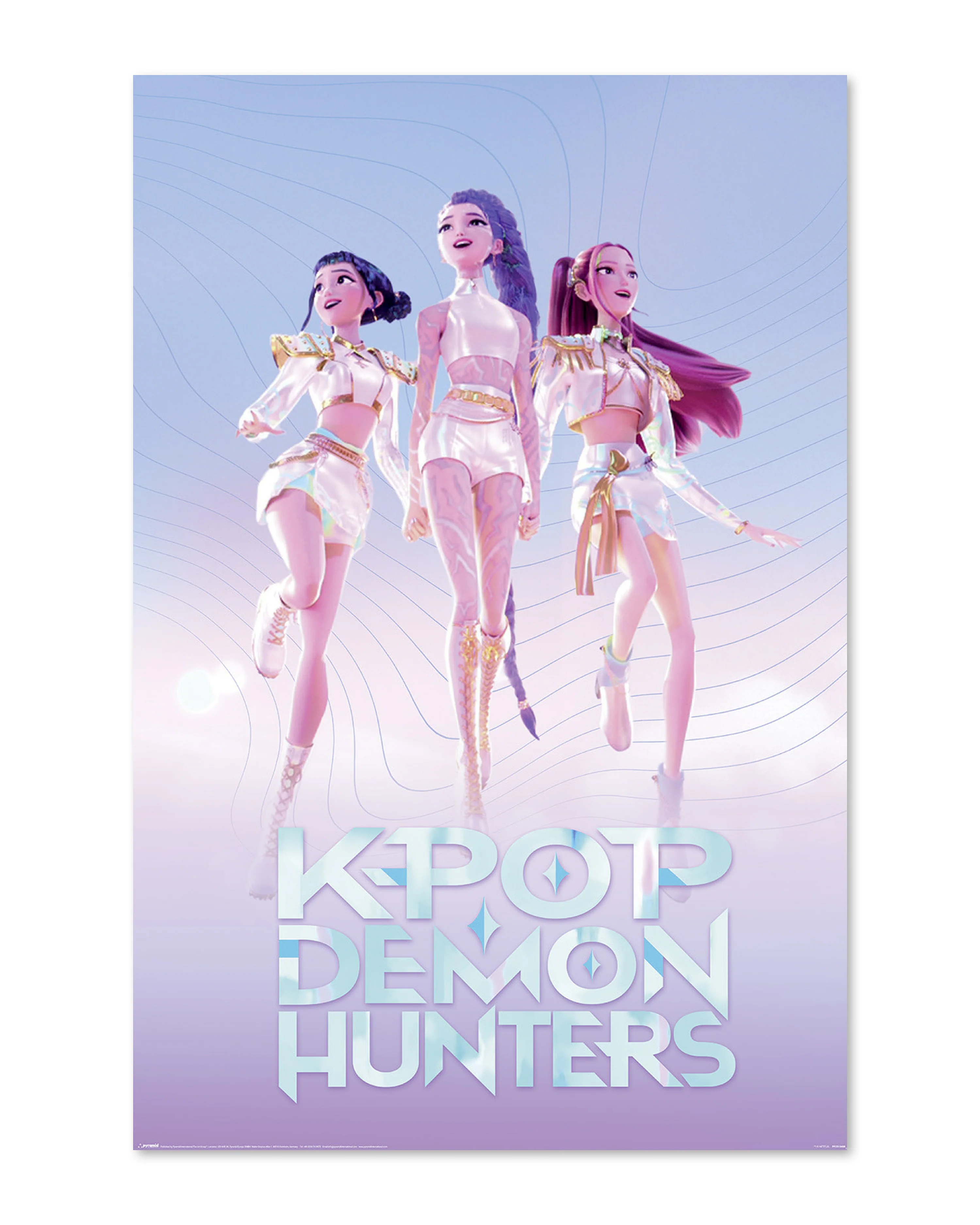 K-Pop Demon Hunters Poster Huntr/x Floating - Image 6